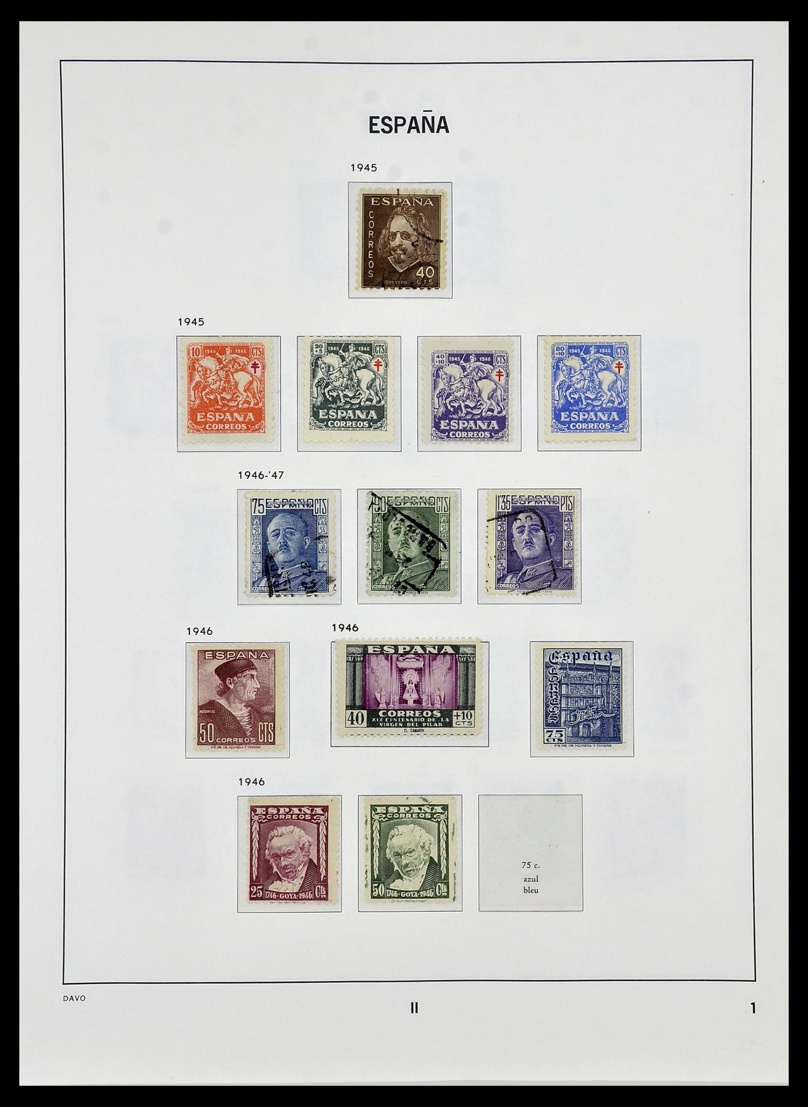34440 078 - Stamp Collection 34440 Spain 1850-1969.