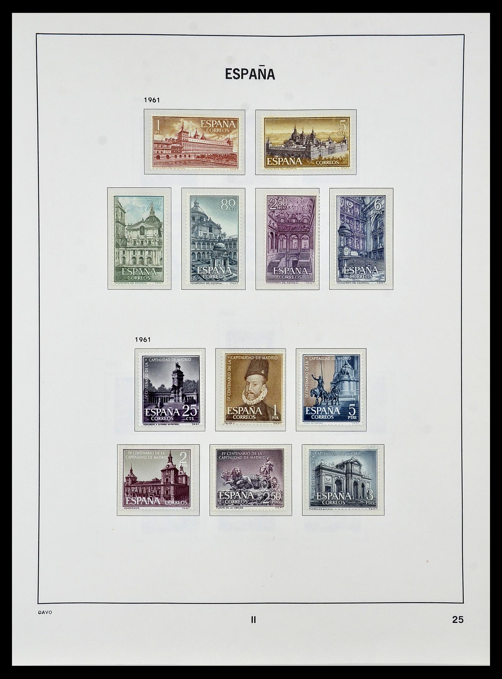 34440 102 - Postzegelverzameling 34440 Spanje 1850-1969.