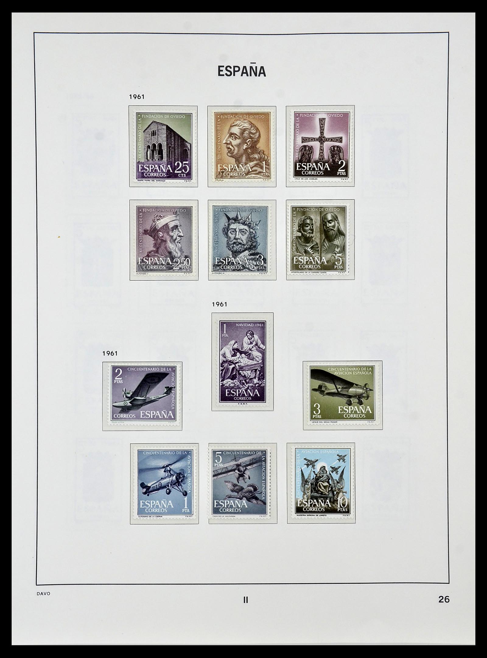 34440 103 - Postzegelverzameling 34440 Spanje 1850-1969.