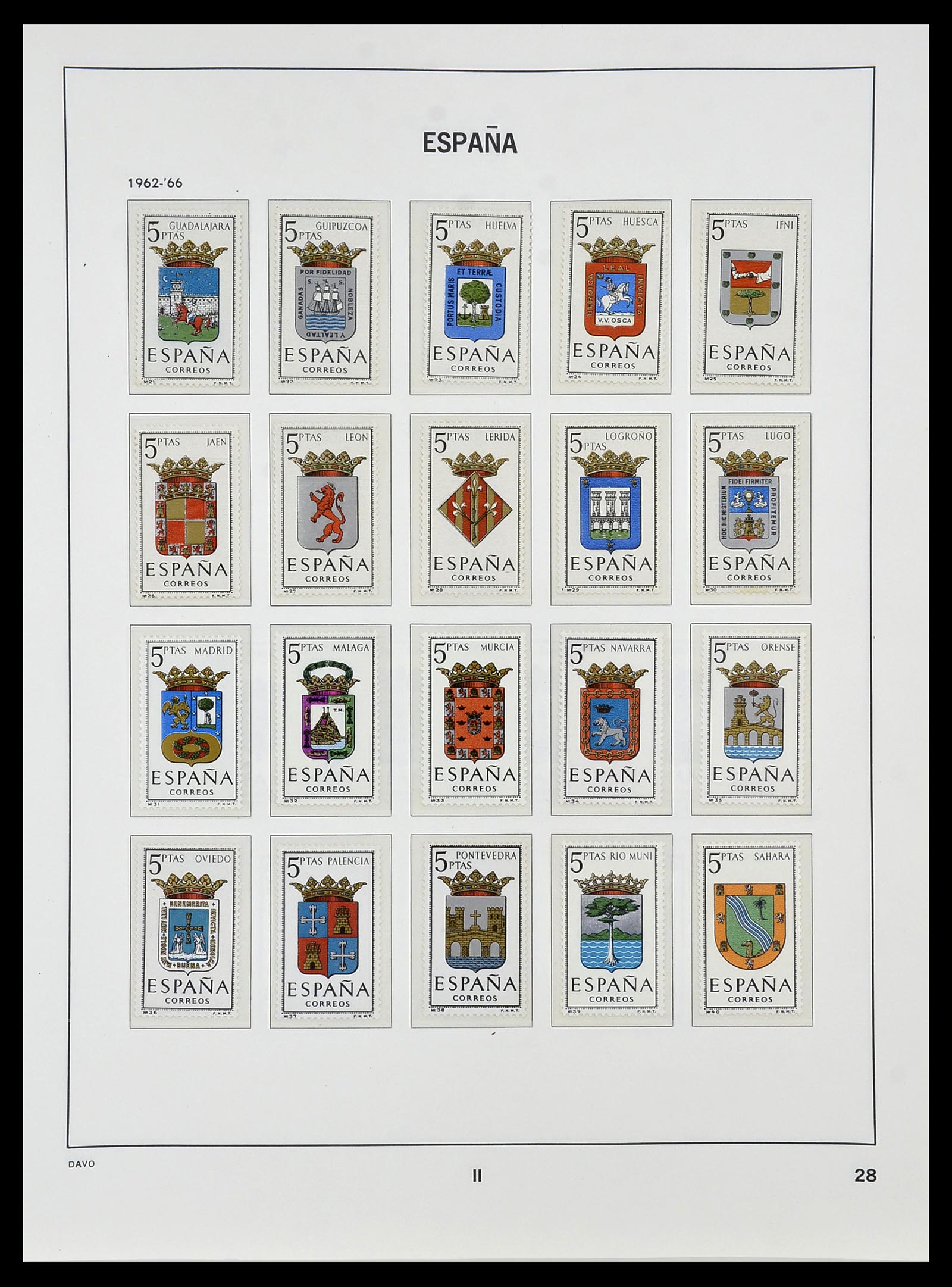 34440 105 - Stamp Collection 34440 Spain 1850-1969.