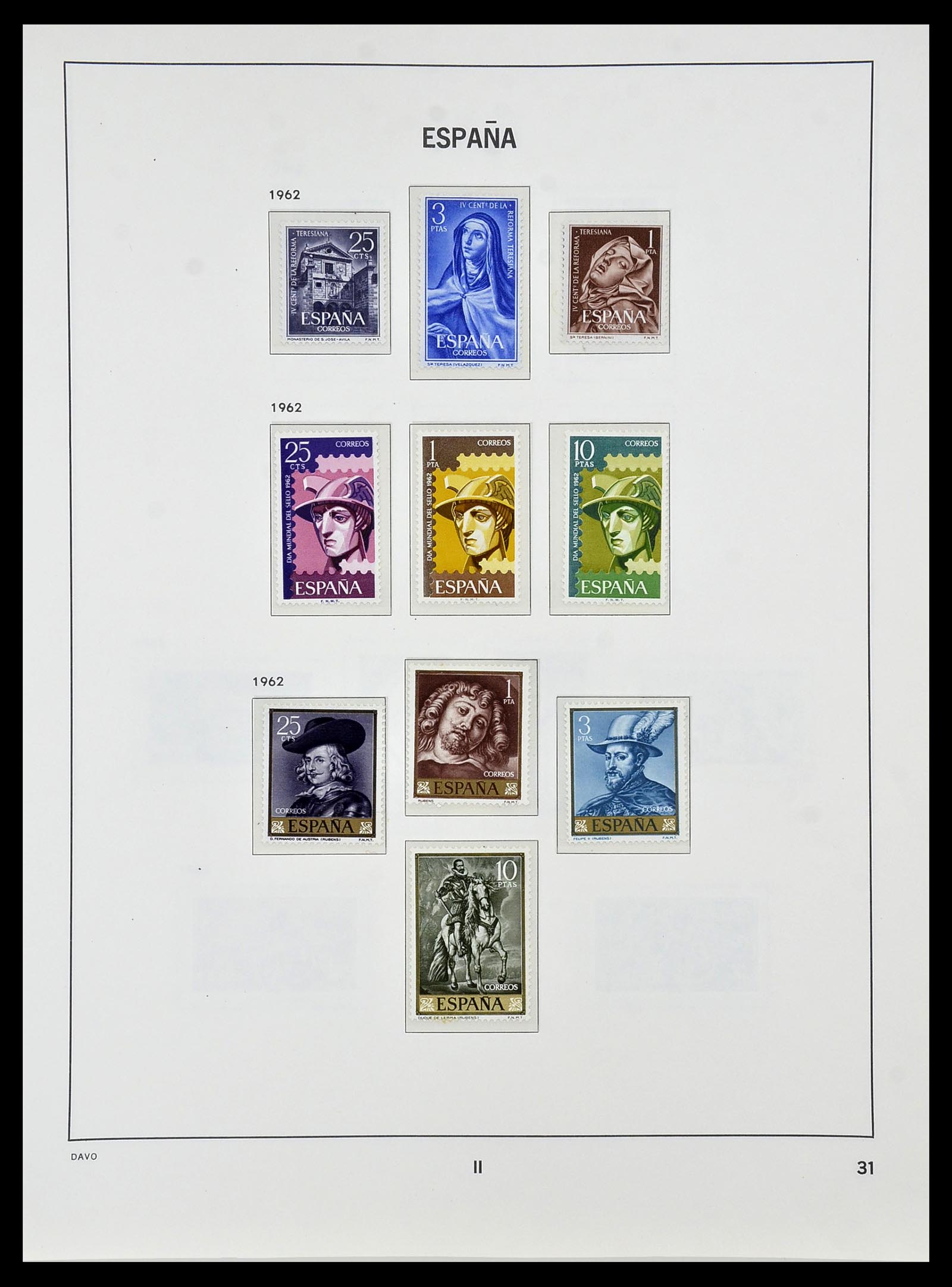 34440 108 - Postzegelverzameling 34440 Spanje 1850-1969.