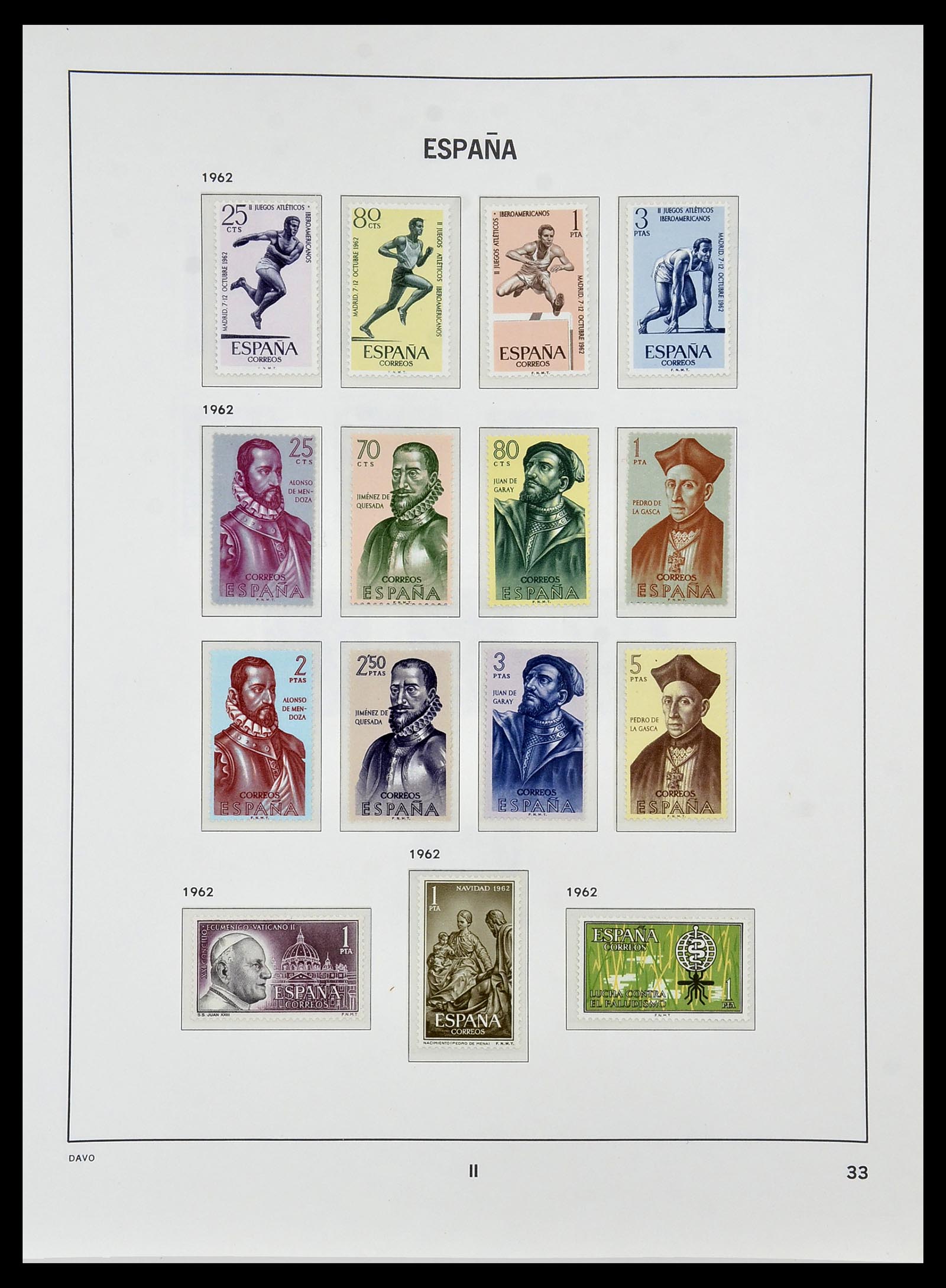 34440 110 - Postzegelverzameling 34440 Spanje 1850-1969.