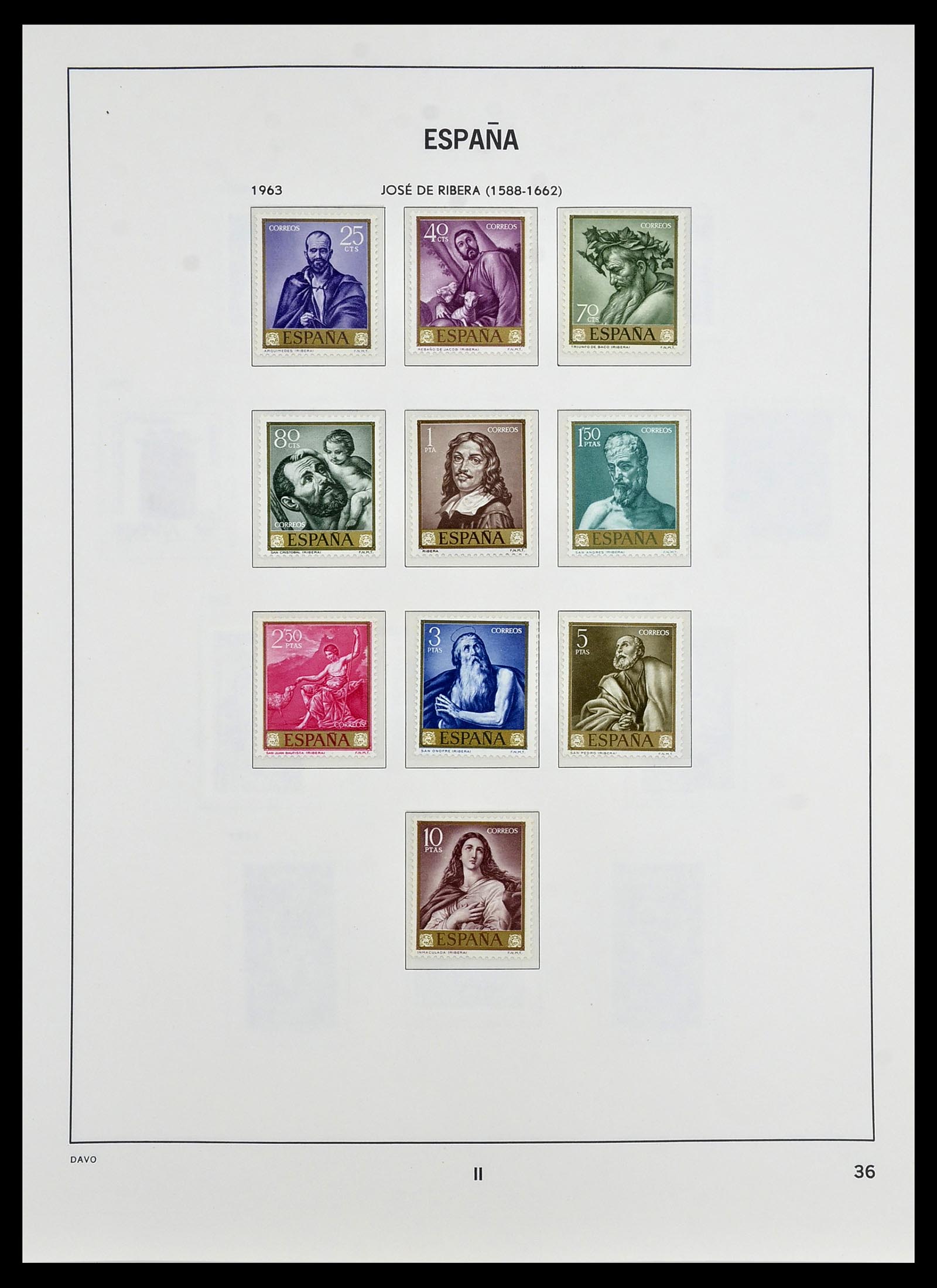 34440 113 - Postzegelverzameling 34440 Spanje 1850-1969.
