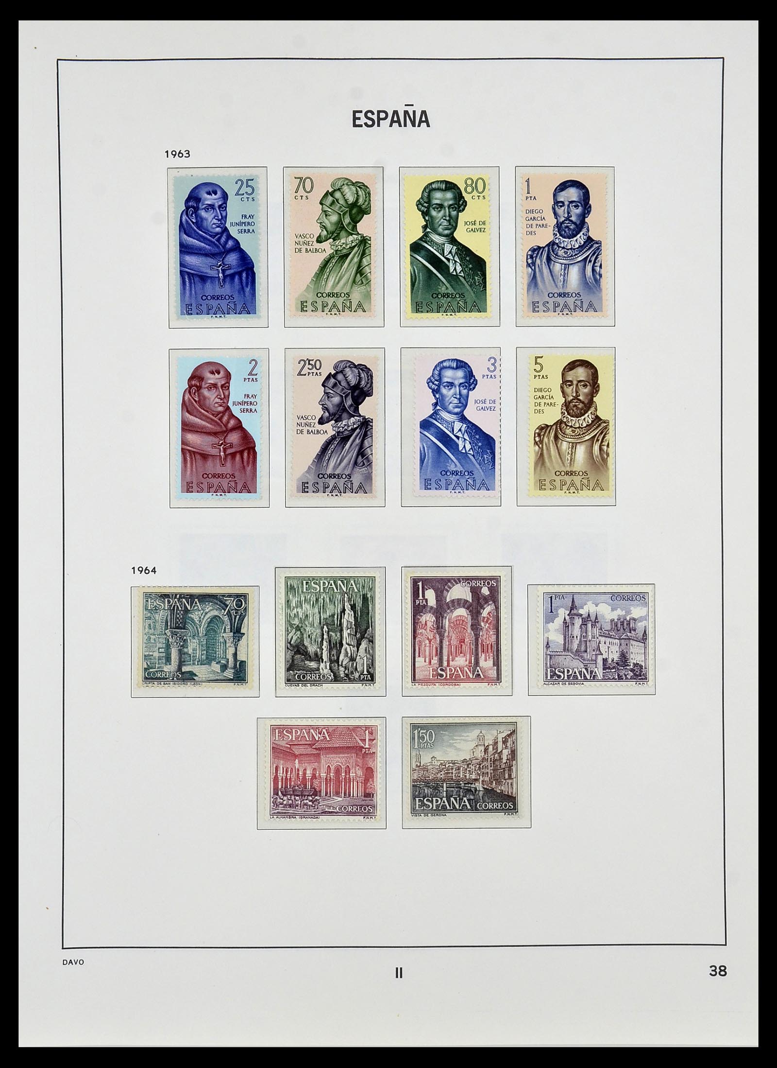 34440 115 - Stamp Collection 34440 Spain 1850-1969.
