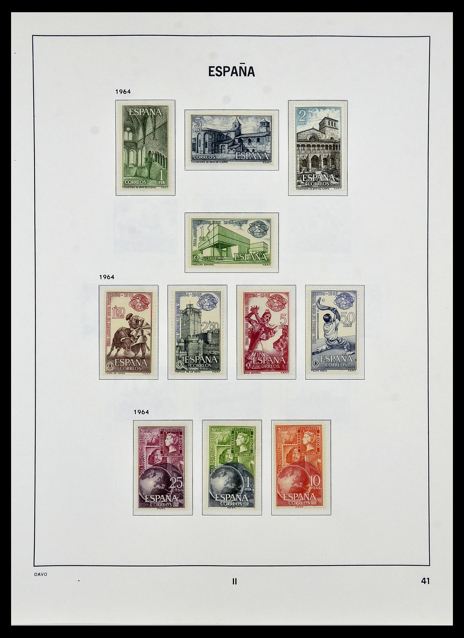 34440 118 - Postzegelverzameling 34440 Spanje 1850-1969.