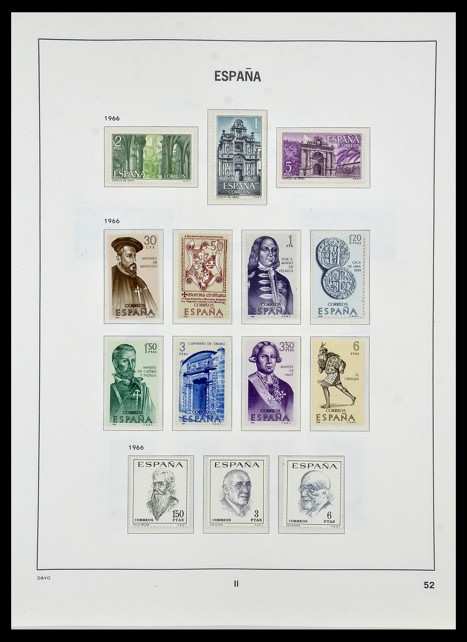 34440 129 - Stamp Collection 34440 Spain 1850-1969.