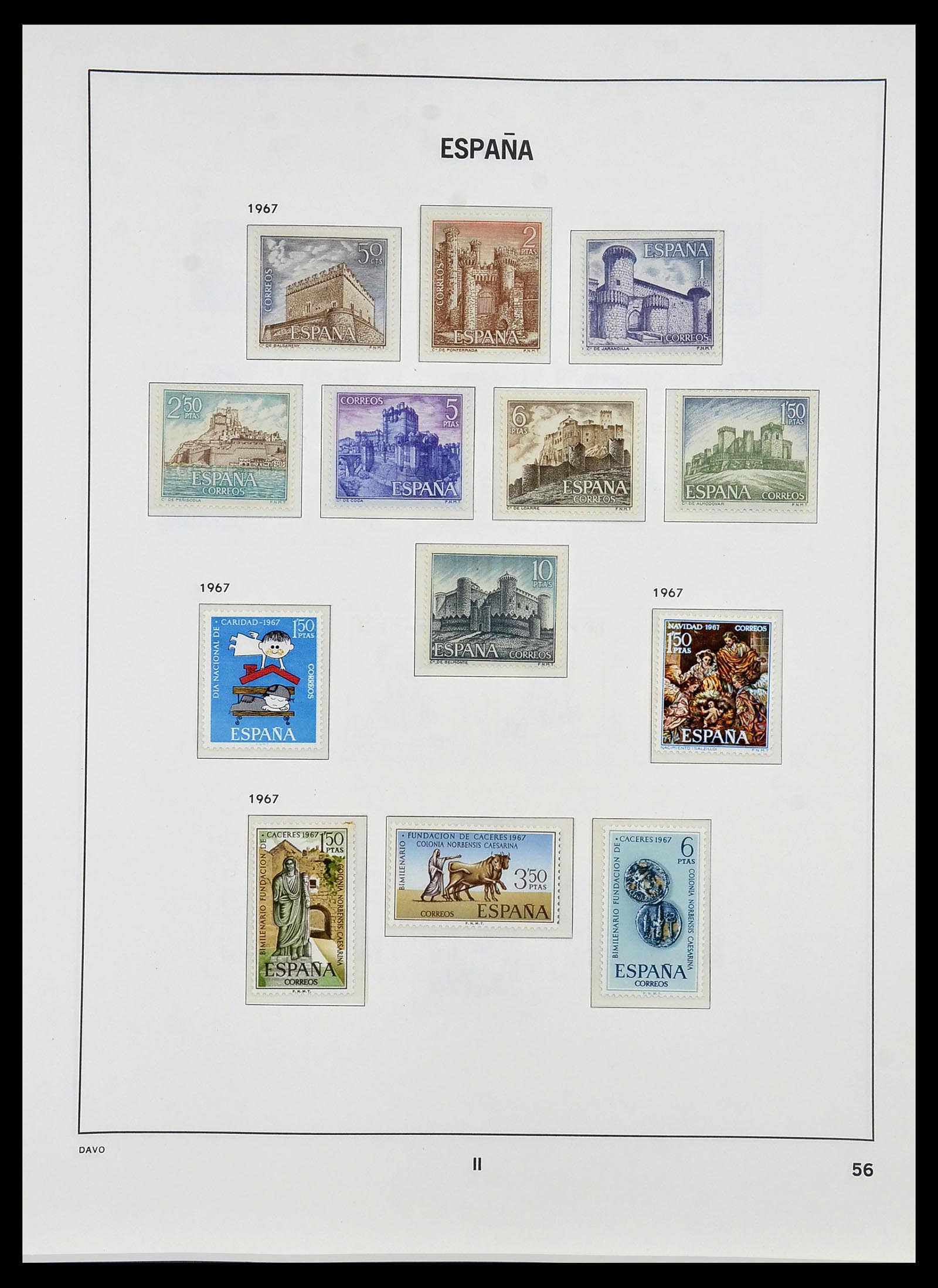 34440 133 - Stamp Collection 34440 Spain 1850-1969.