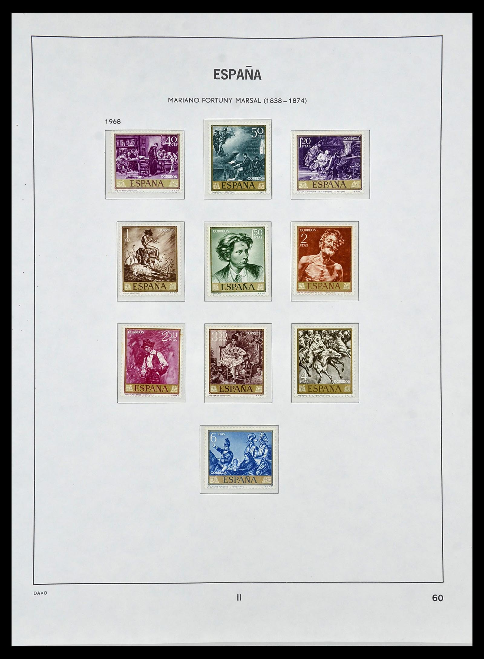 34440 137 - Stamp Collection 34440 Spain 1850-1969.