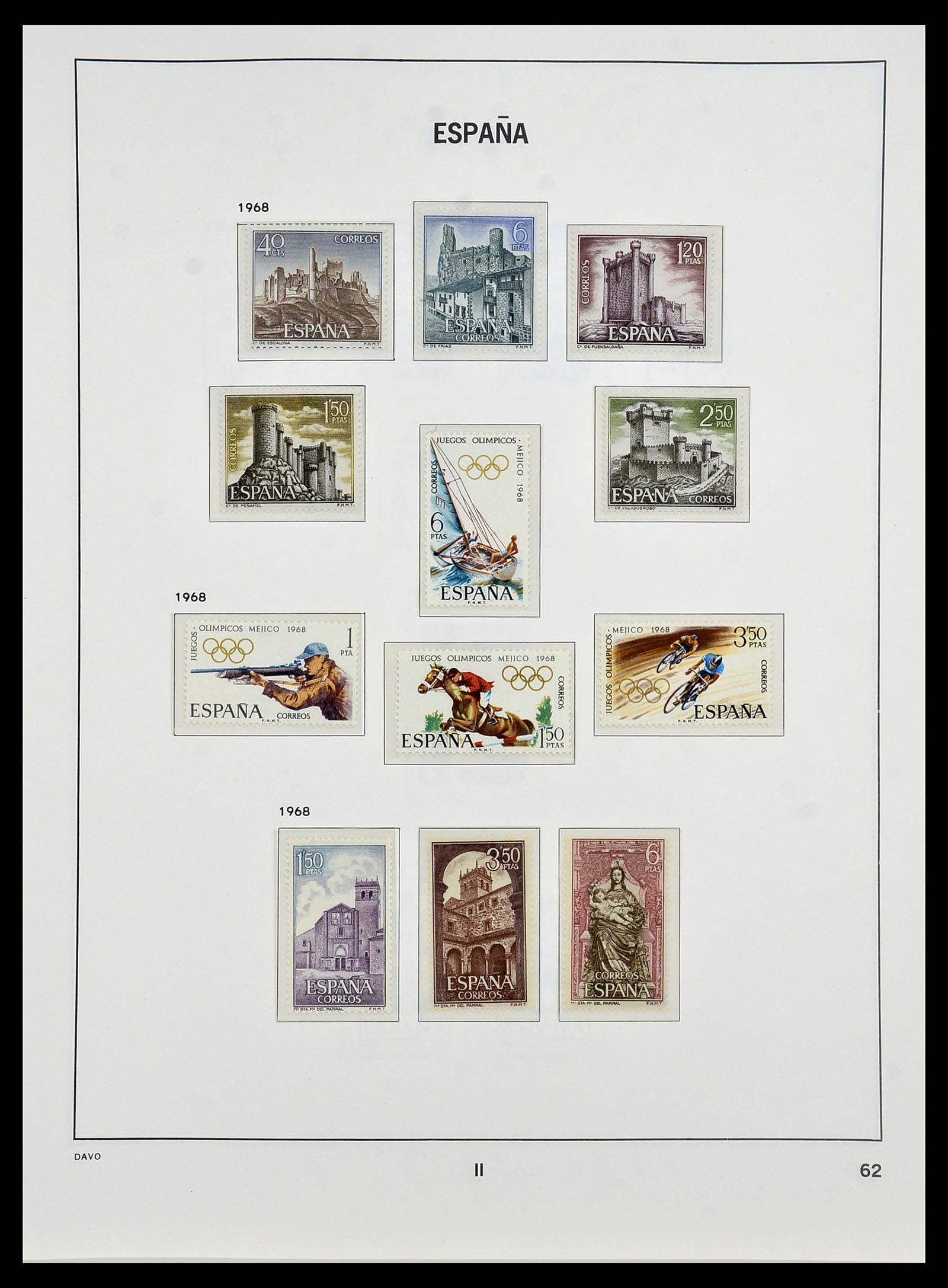 34440 139 - Stamp Collection 34440 Spain 1850-1969.