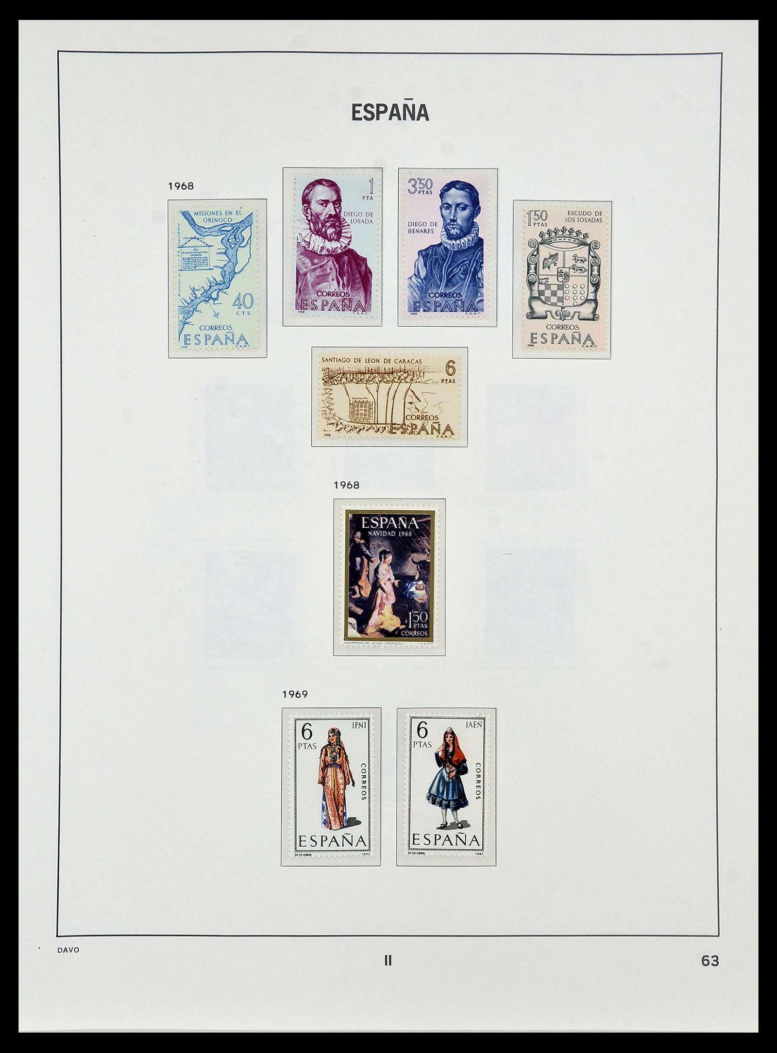 34440 140 - Stamp Collection 34440 Spain 1850-1969.