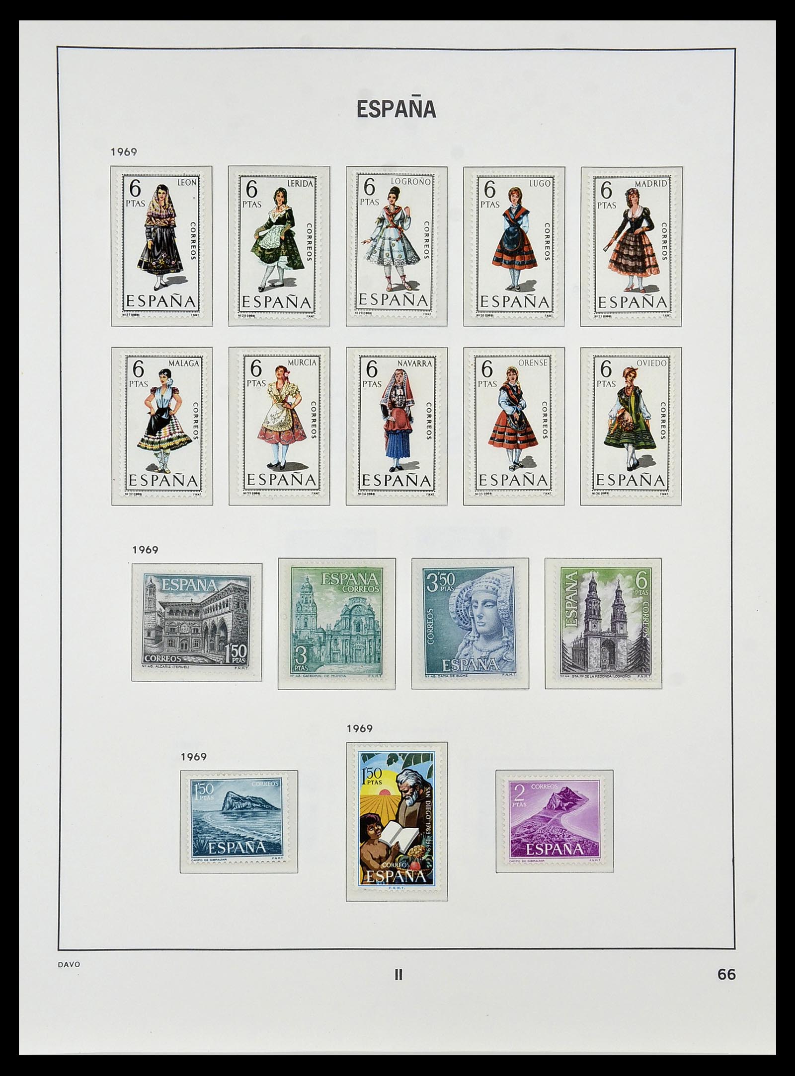 34440 143 - Postzegelverzameling 34440 Spanje 1850-1969.