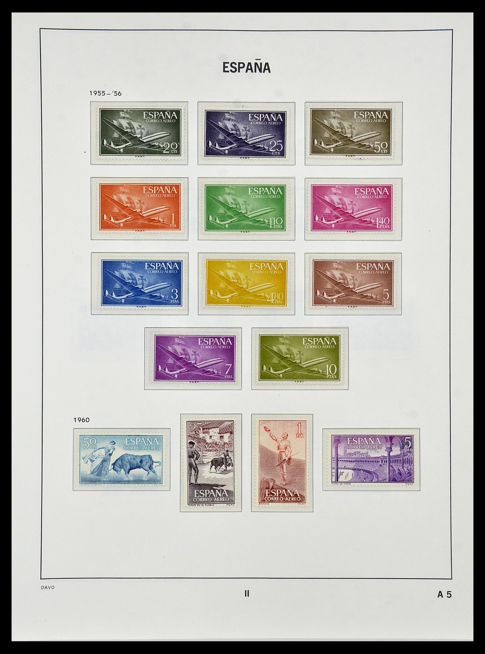 34440 149 - Stamp Collection 34440 Spain 1850-1969.