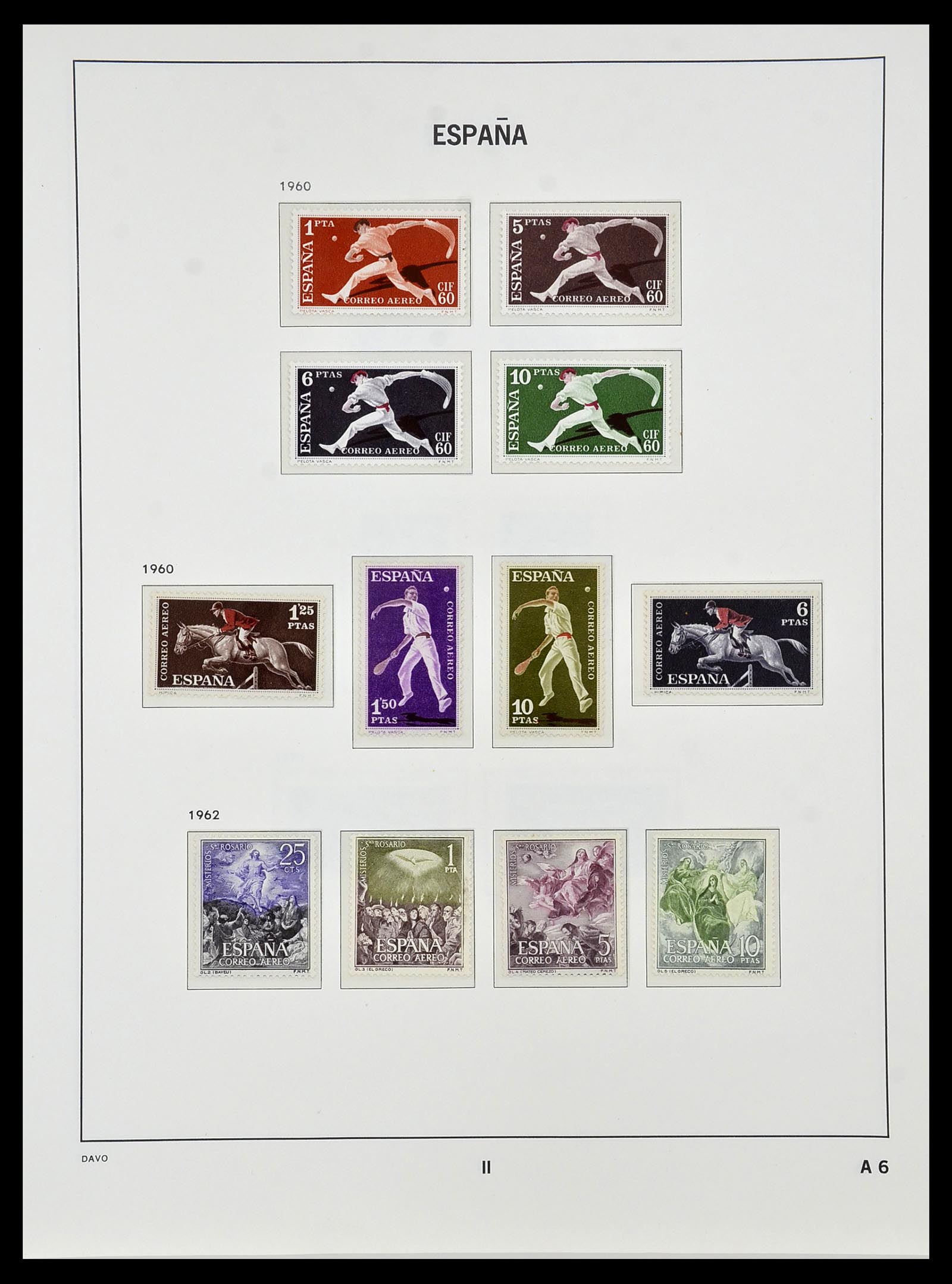 34440 150 - Postzegelverzameling 34440 Spanje 1850-1969.