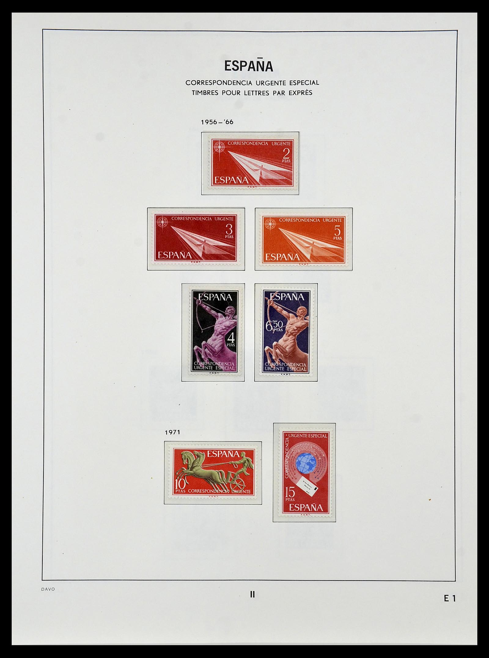 34440 152 - Postzegelverzameling 34440 Spanje 1850-1969.