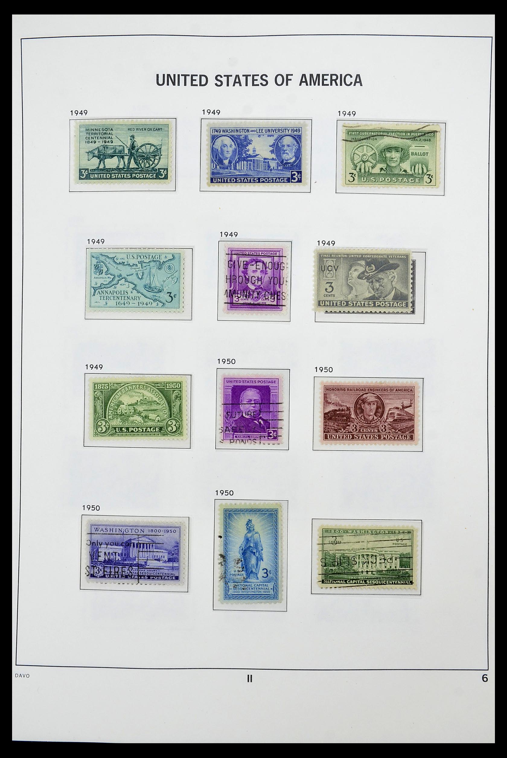 34441 006 - Stamp Collection 34441 USA 1945-1998.
