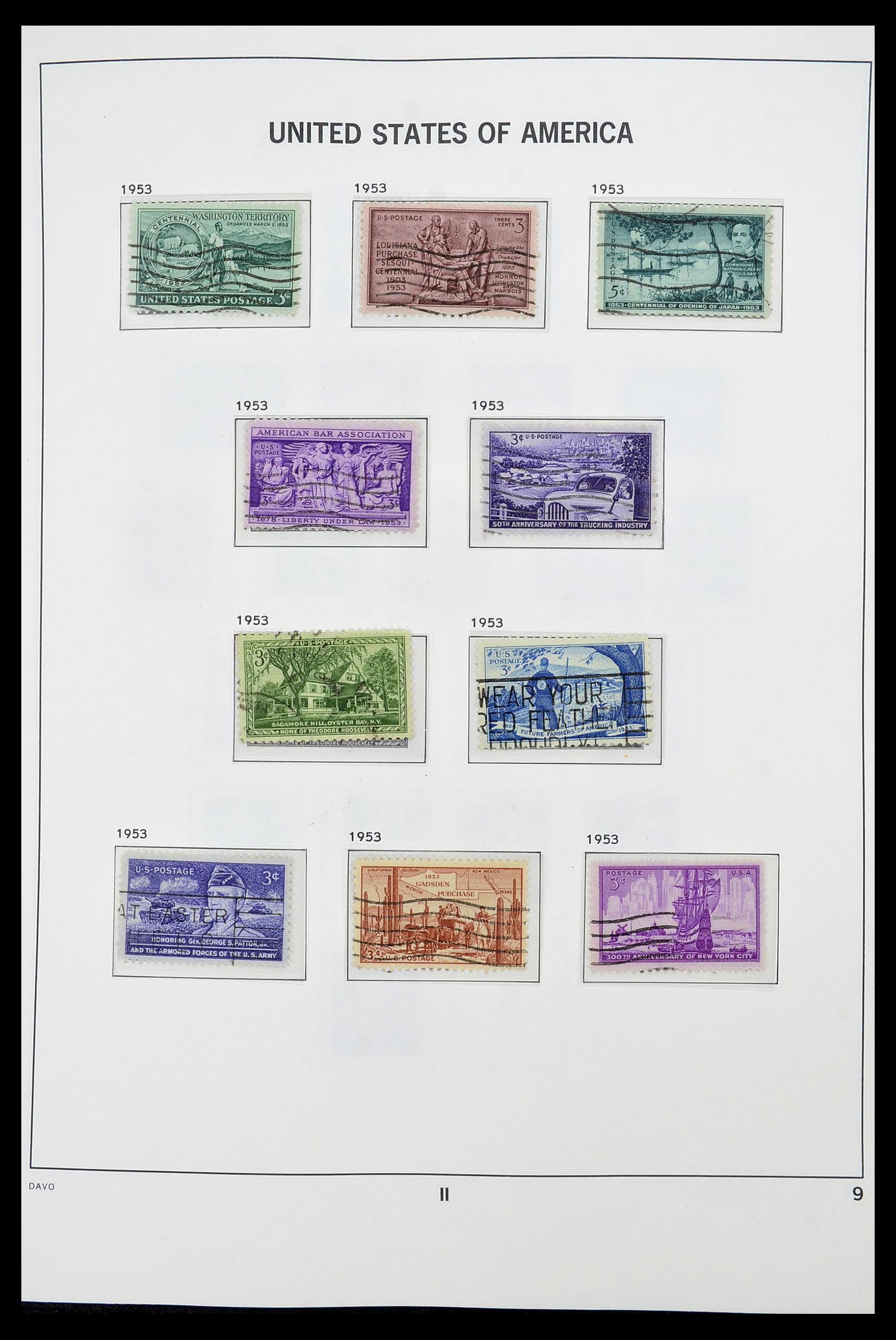 34441 009 - Stamp Collection 34441 USA 1945-1998.