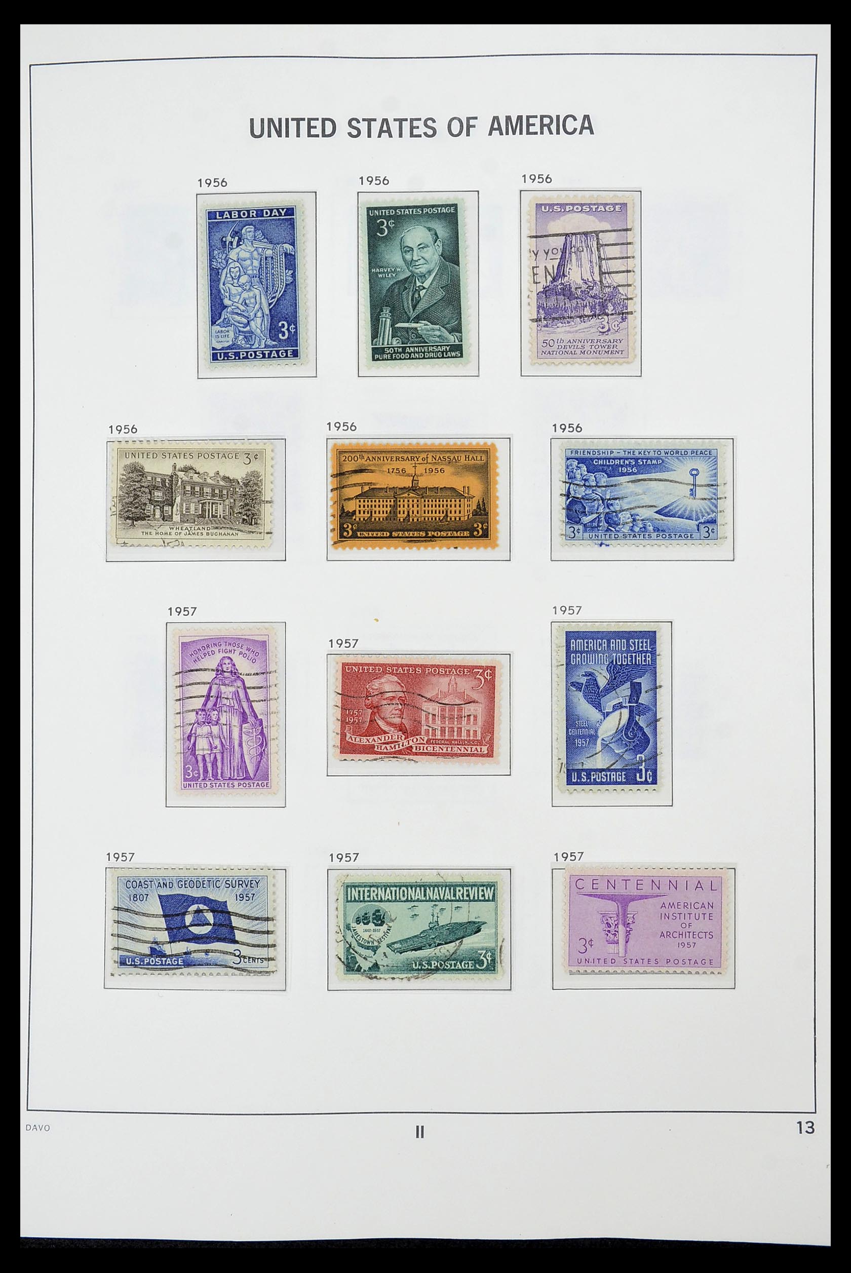 34441 013 - Stamp Collection 34441 USA 1945-1998.