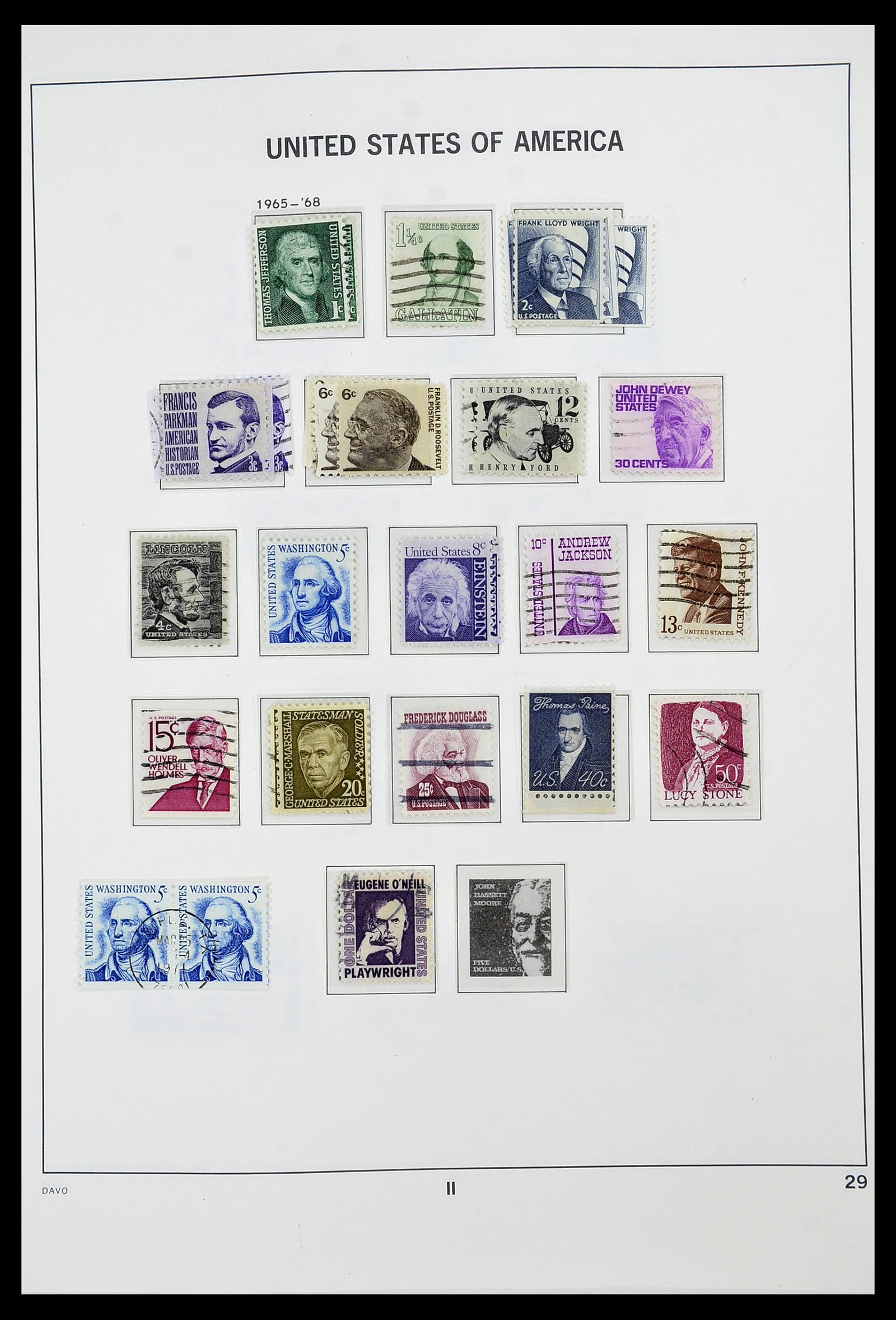34441 029 - Stamp Collection 34441 USA 1945-1998.