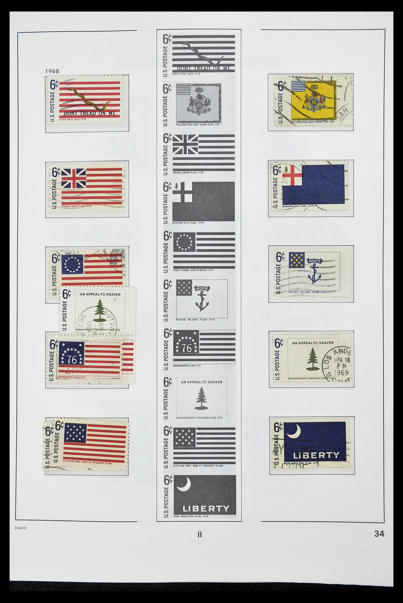 34441 034 - Stamp Collection 34441 USA 1945-1998.
