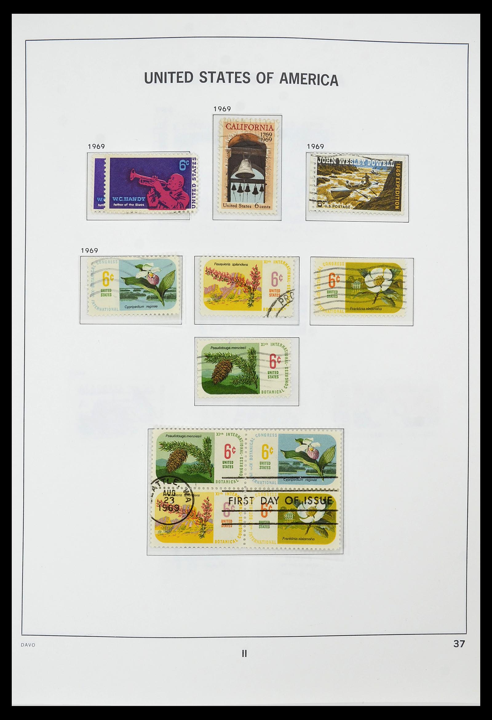 34441 037 - Stamp Collection 34441 USA 1945-1998.