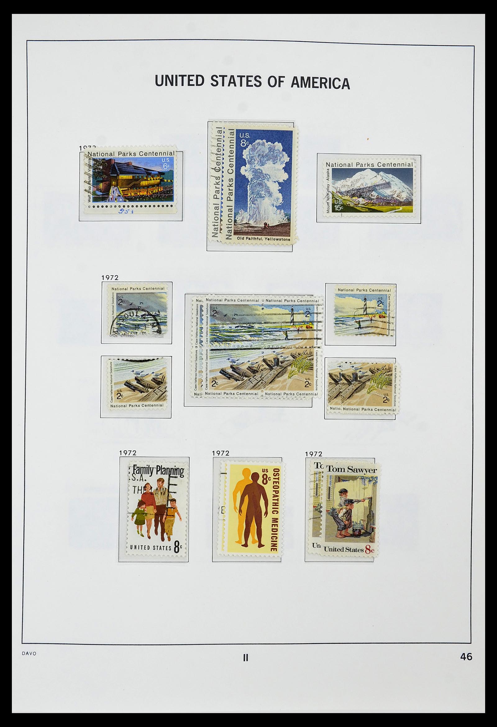 34441 046 - Stamp Collection 34441 USA 1945-1998.