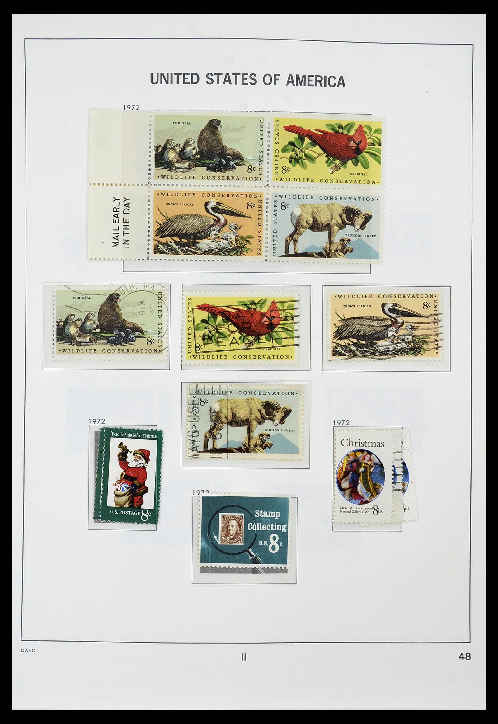 34441 048 - Stamp Collection 34441 USA 1945-1998.