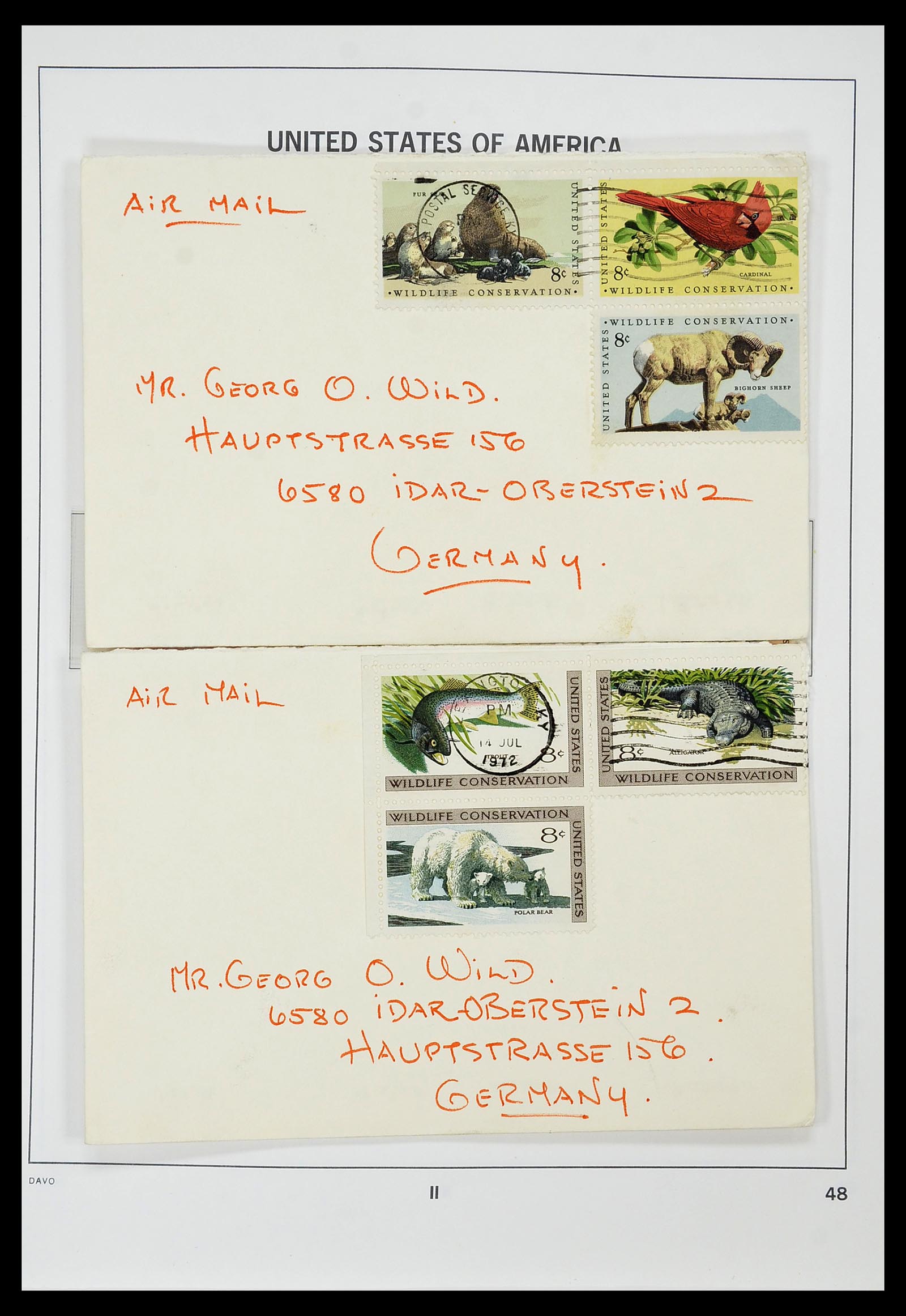 34441 049 - Stamp Collection 34441 USA 1945-1998.