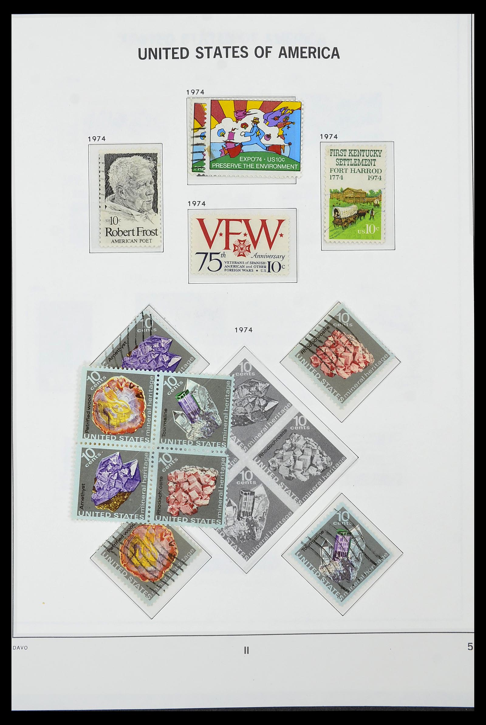 34441 055 - Stamp Collection 34441 USA 1945-1998.