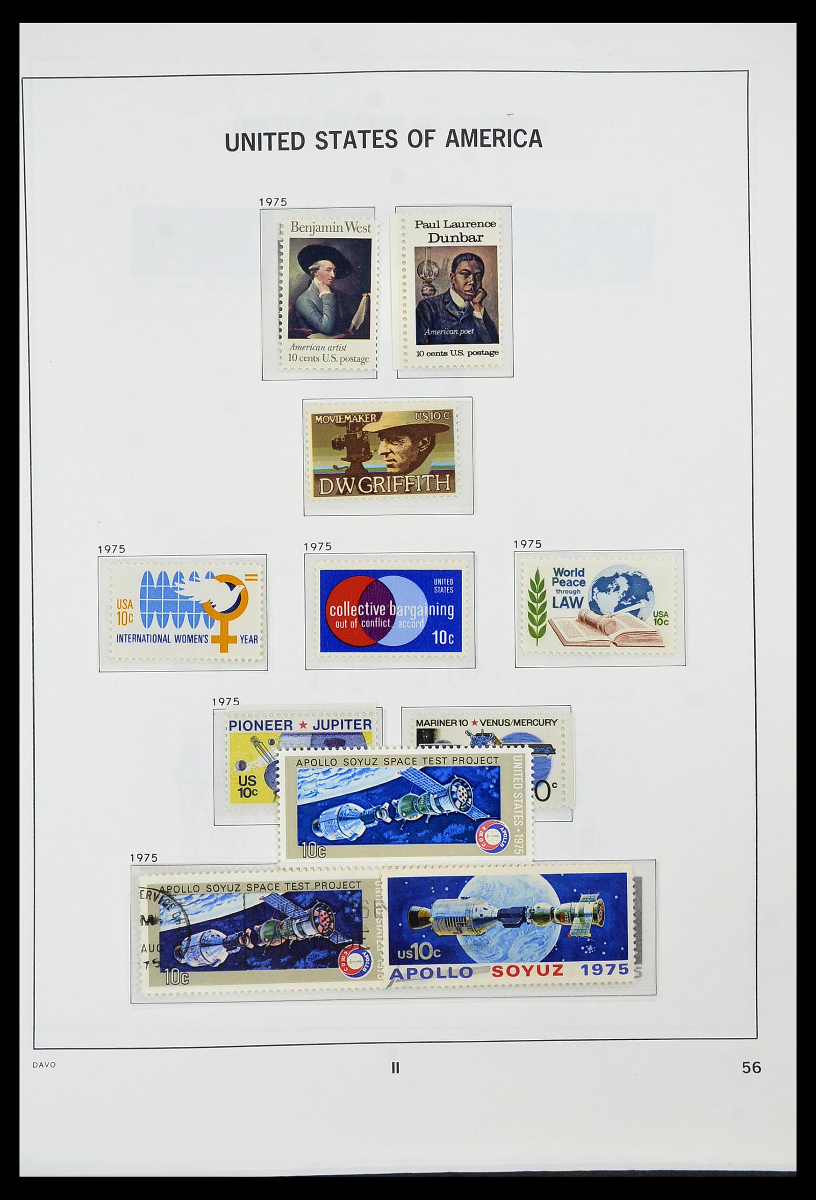 34441 058 - Stamp Collection 34441 USA 1945-1998.