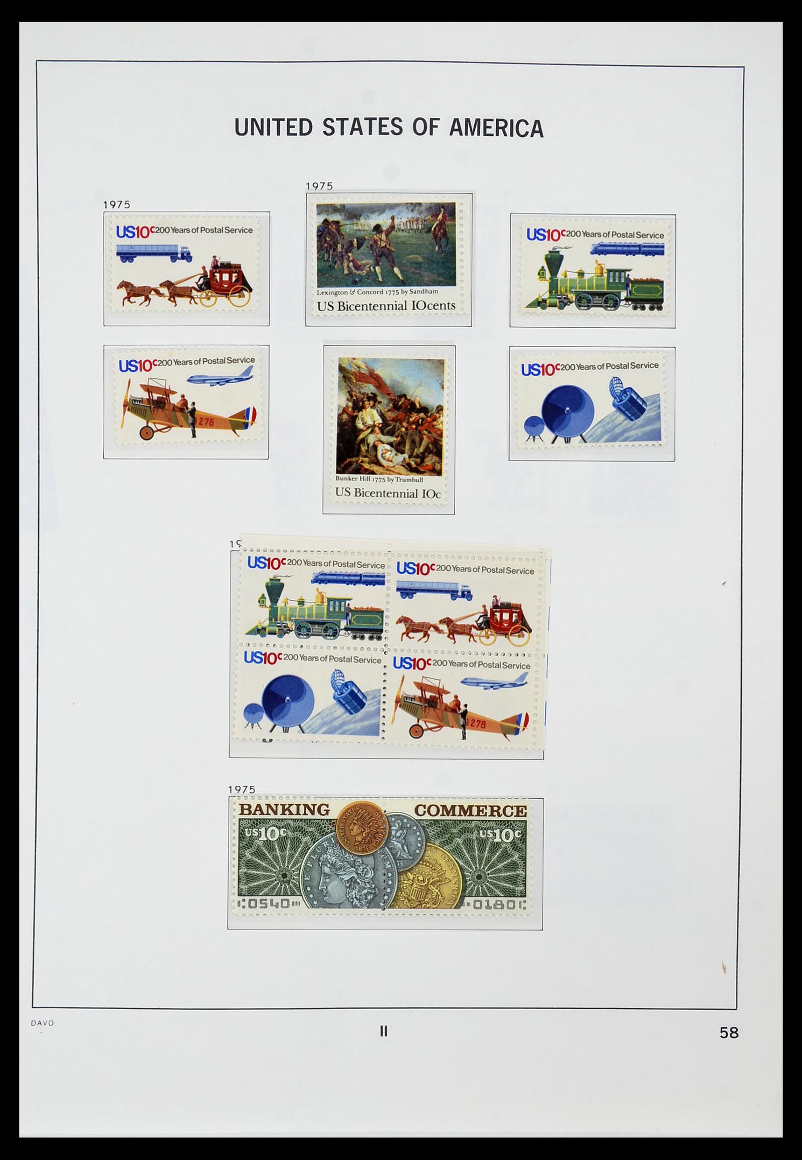 34441 061 - Stamp Collection 34441 USA 1945-1998.