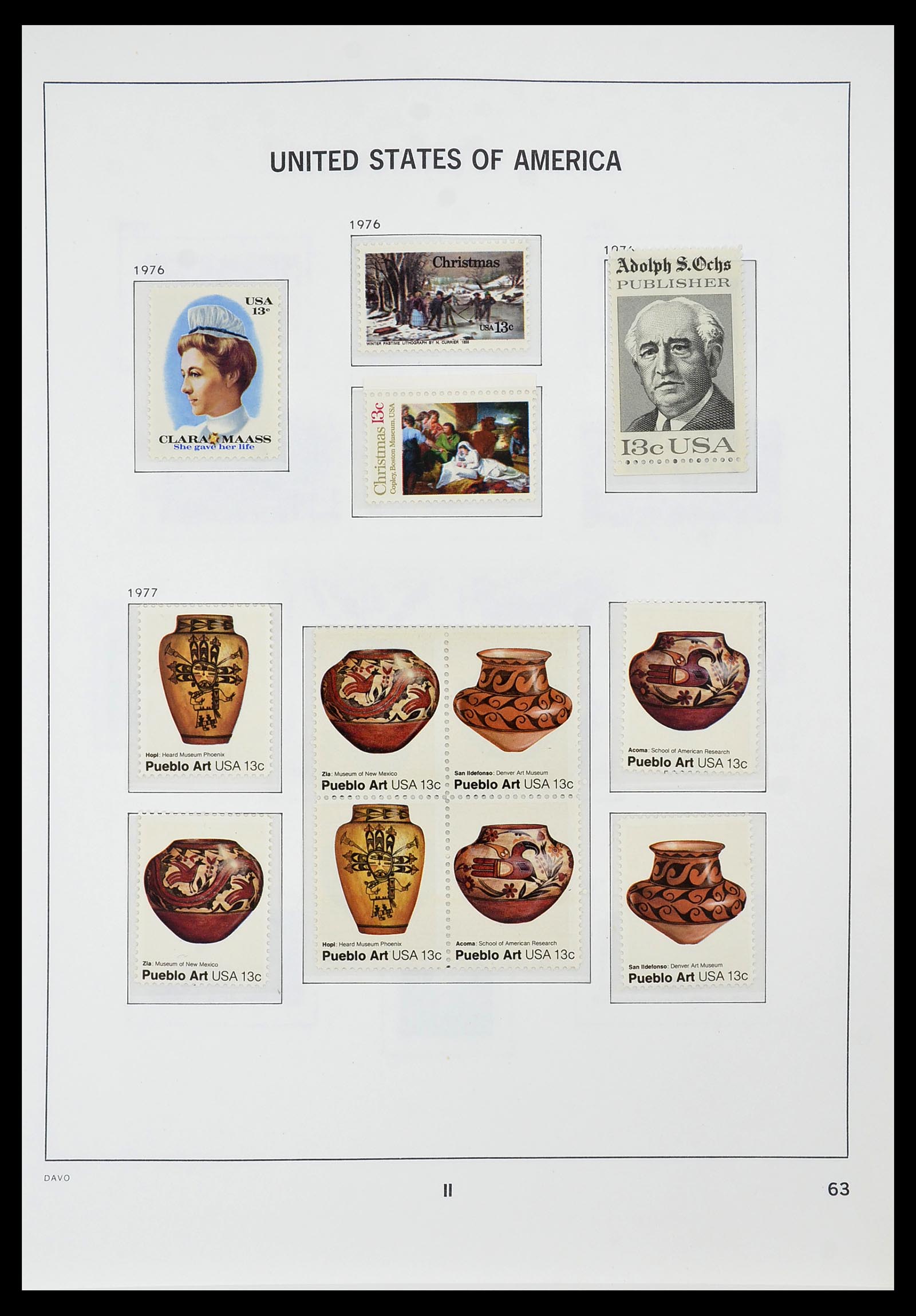 34441 067 - Stamp Collection 34441 USA 1945-1998.