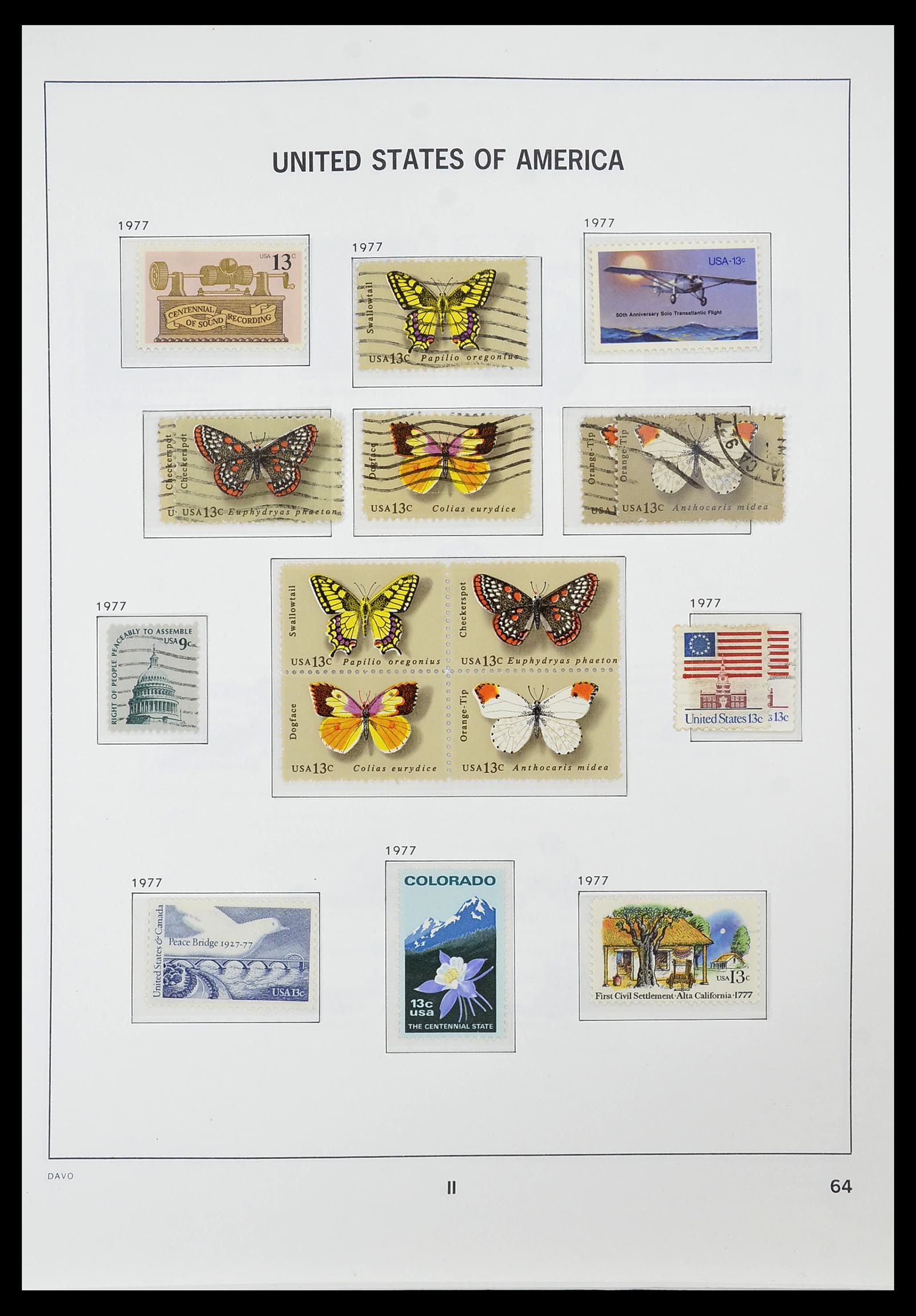 34441 068 - Stamp Collection 34441 USA 1945-1998.