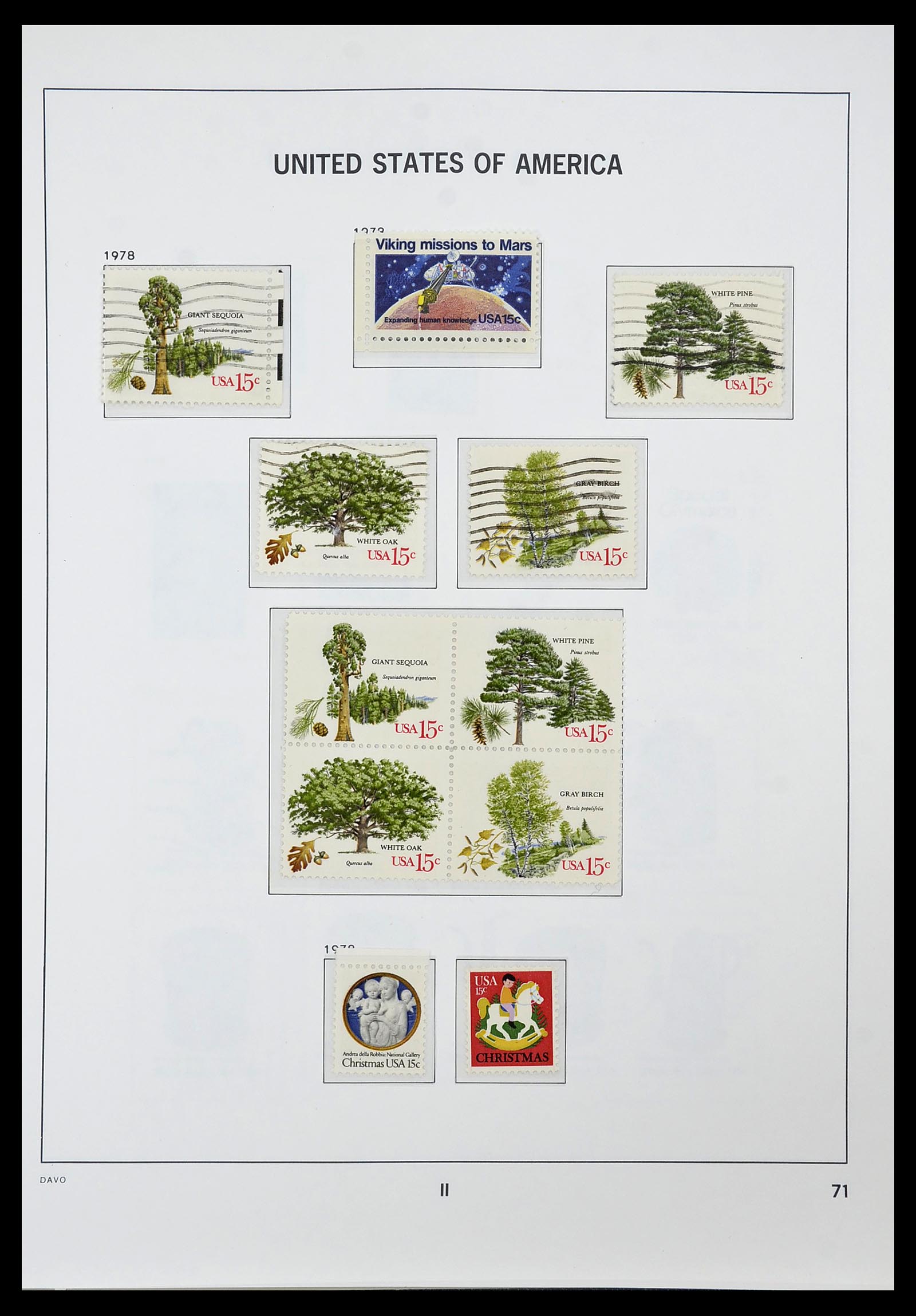 34441 075 - Stamp Collection 34441 USA 1945-1998.