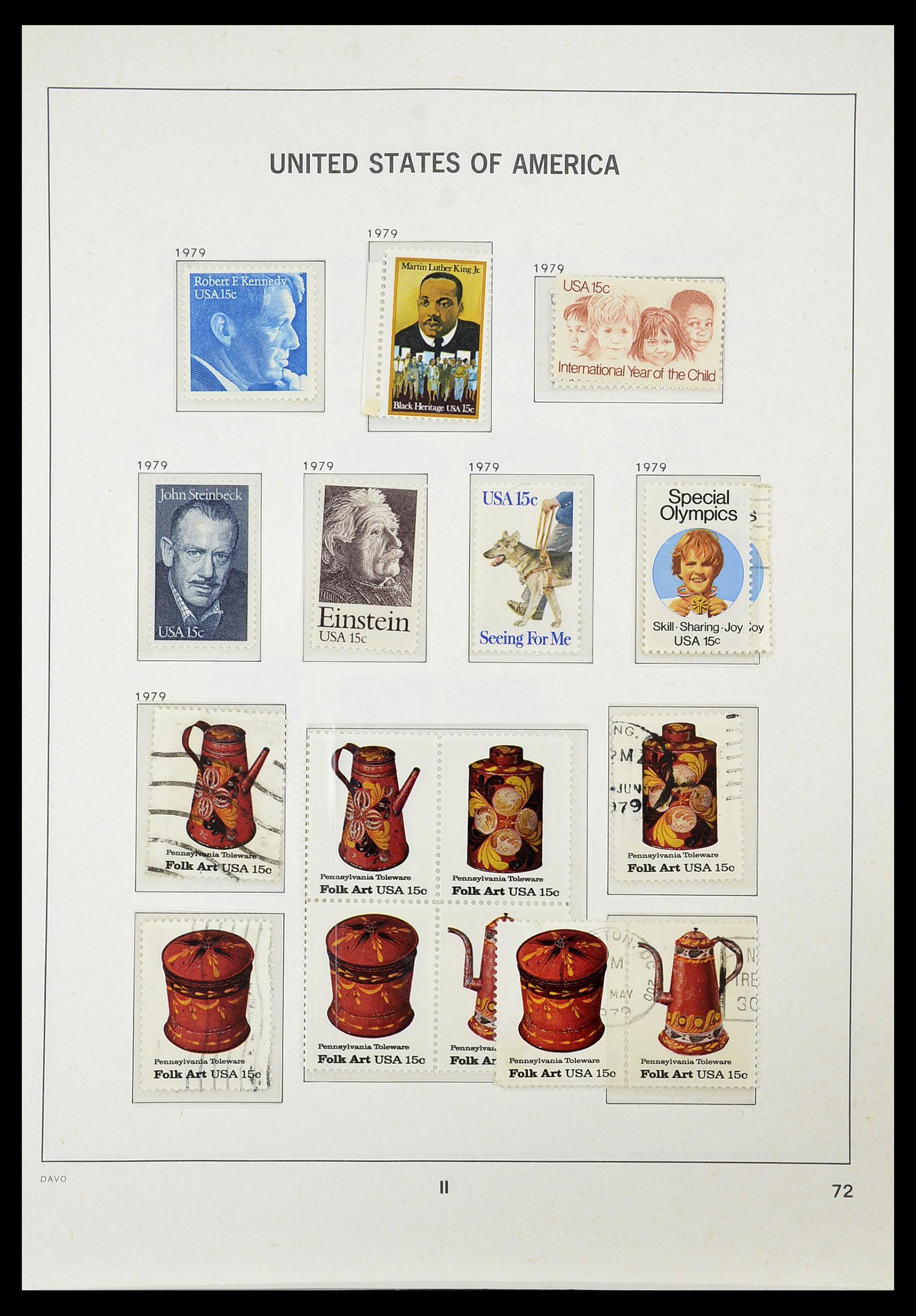 34441 076 - Stamp Collection 34441 USA 1945-1998.