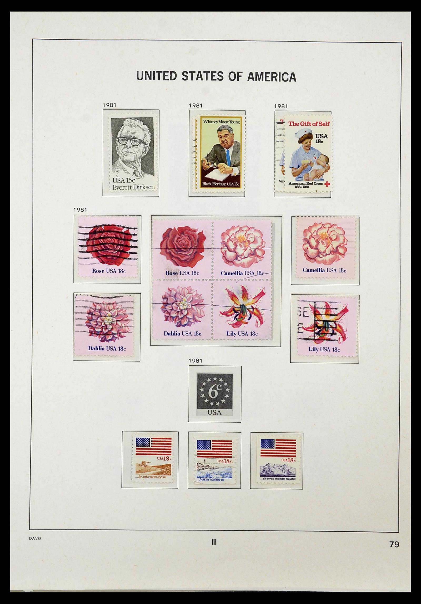 34441 083 - Stamp Collection 34441 USA 1945-1998.