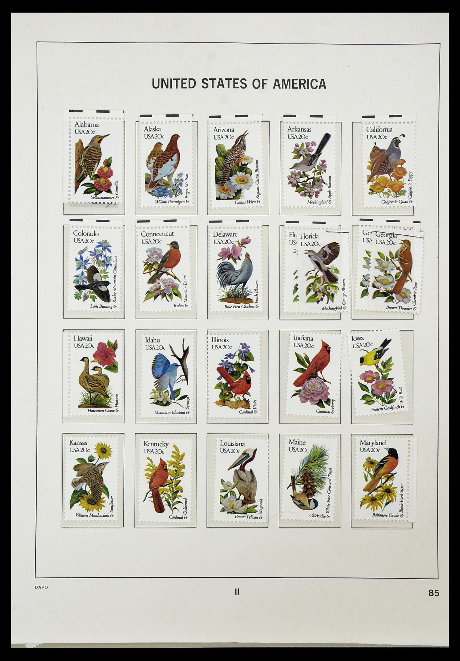 34441 089 - Stamp Collection 34441 USA 1945-1998.