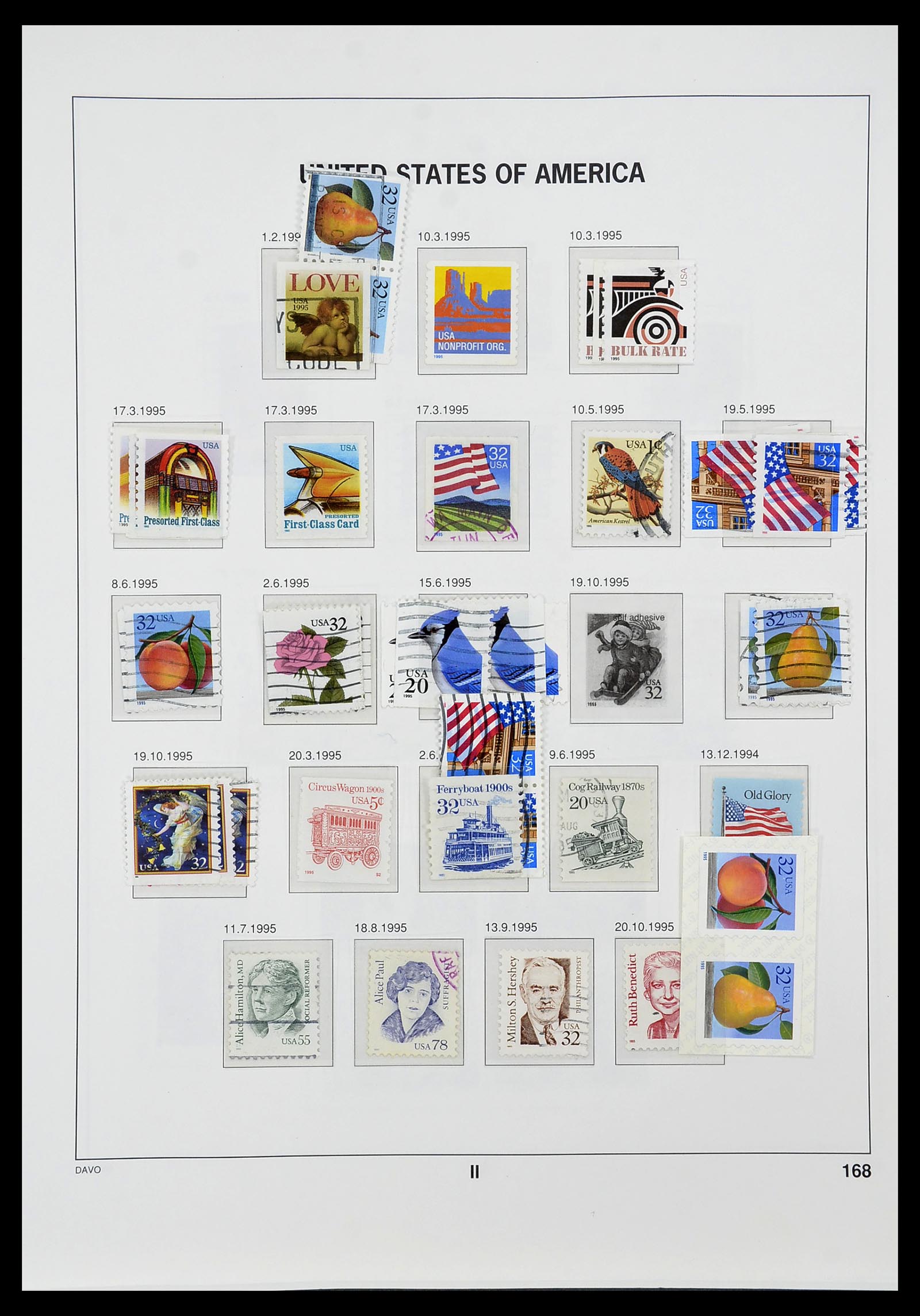 34441 203 - Stamp Collection 34441 USA 1945-1998.