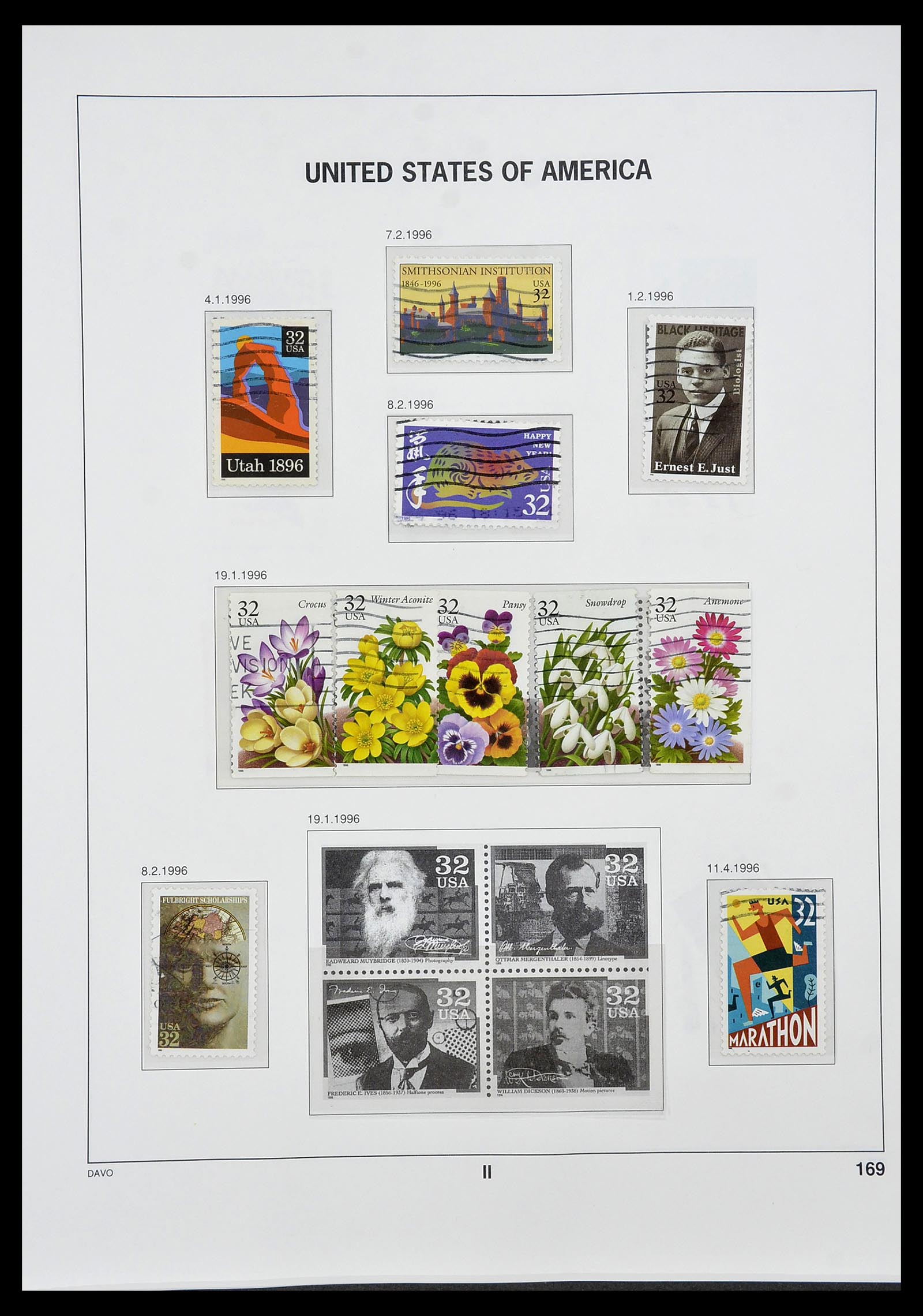 34441 204 - Stamp Collection 34441 USA 1945-1998.