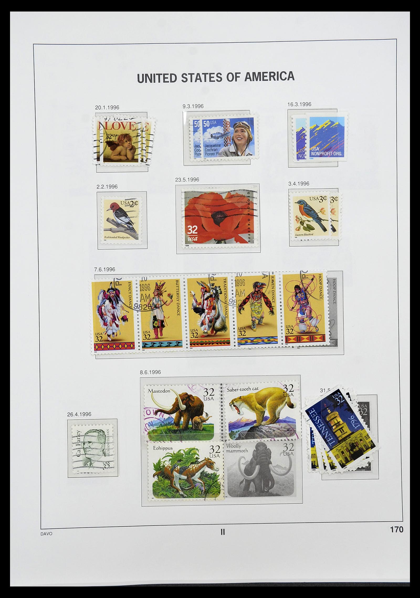 34441 205 - Stamp Collection 34441 USA 1945-1998.