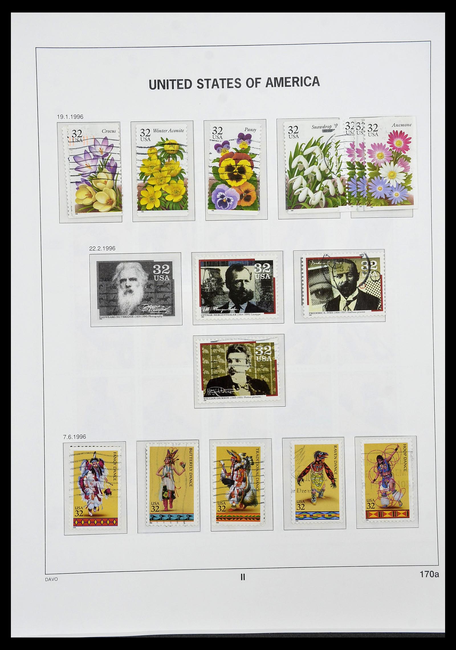 34441 206 - Stamp Collection 34441 USA 1945-1998.