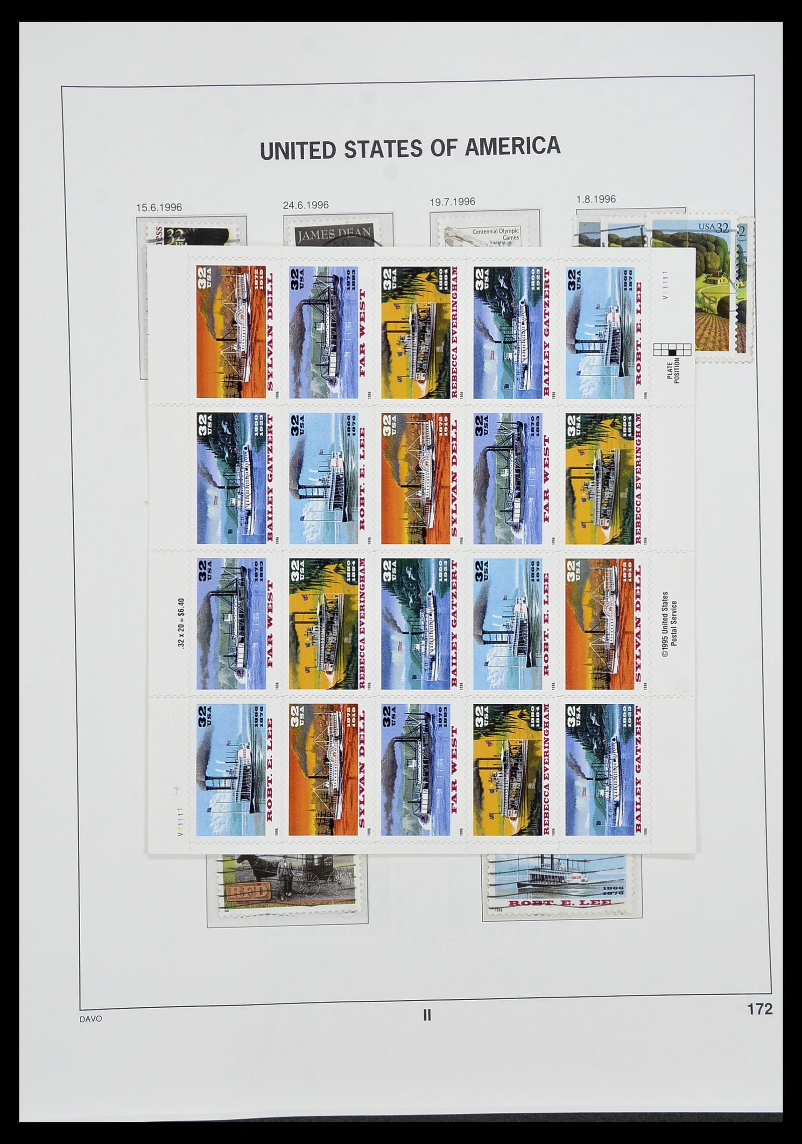 34441 209 - Stamp Collection 34441 USA 1945-1998.