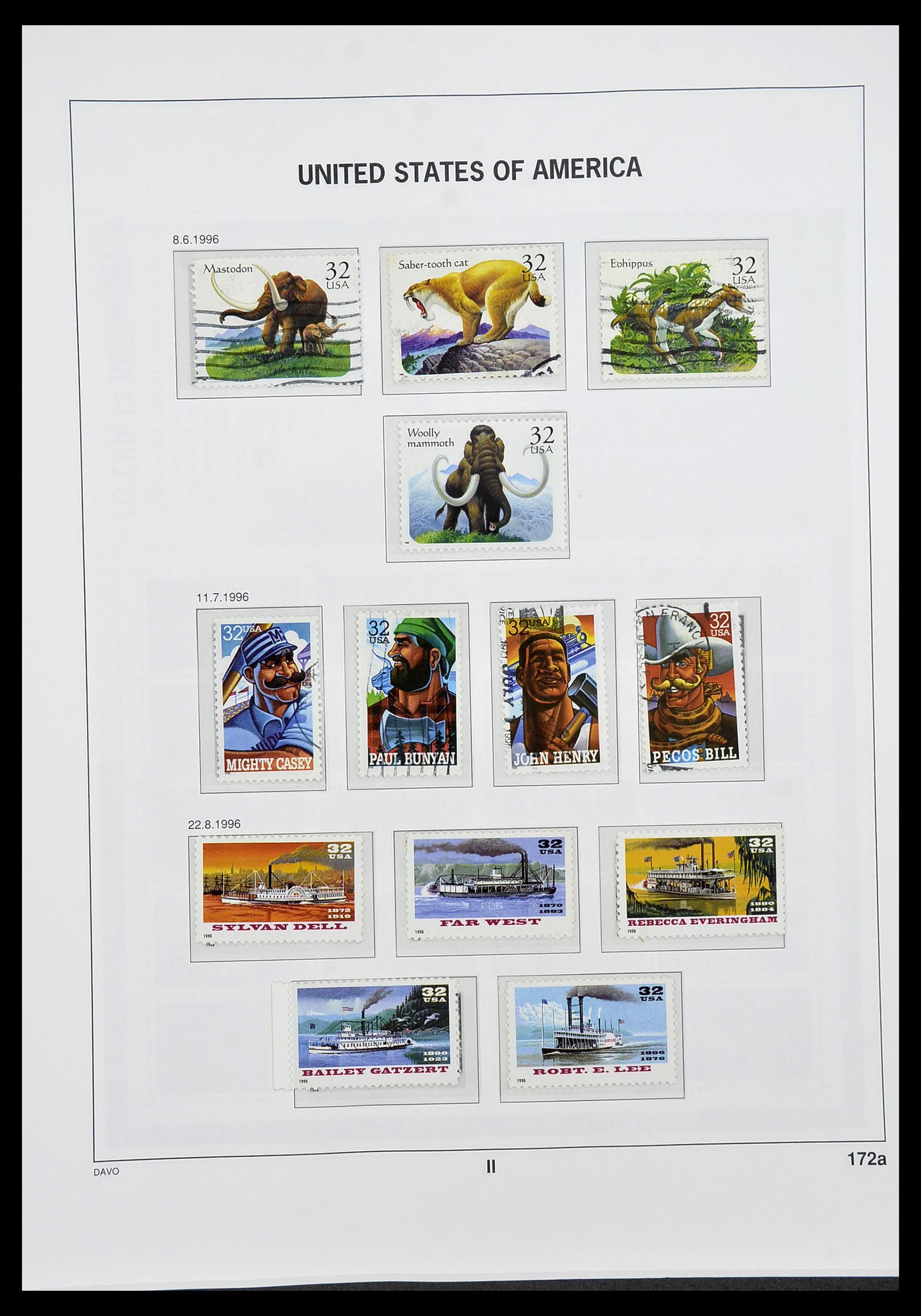 34441 210 - Stamp Collection 34441 USA 1945-1998.