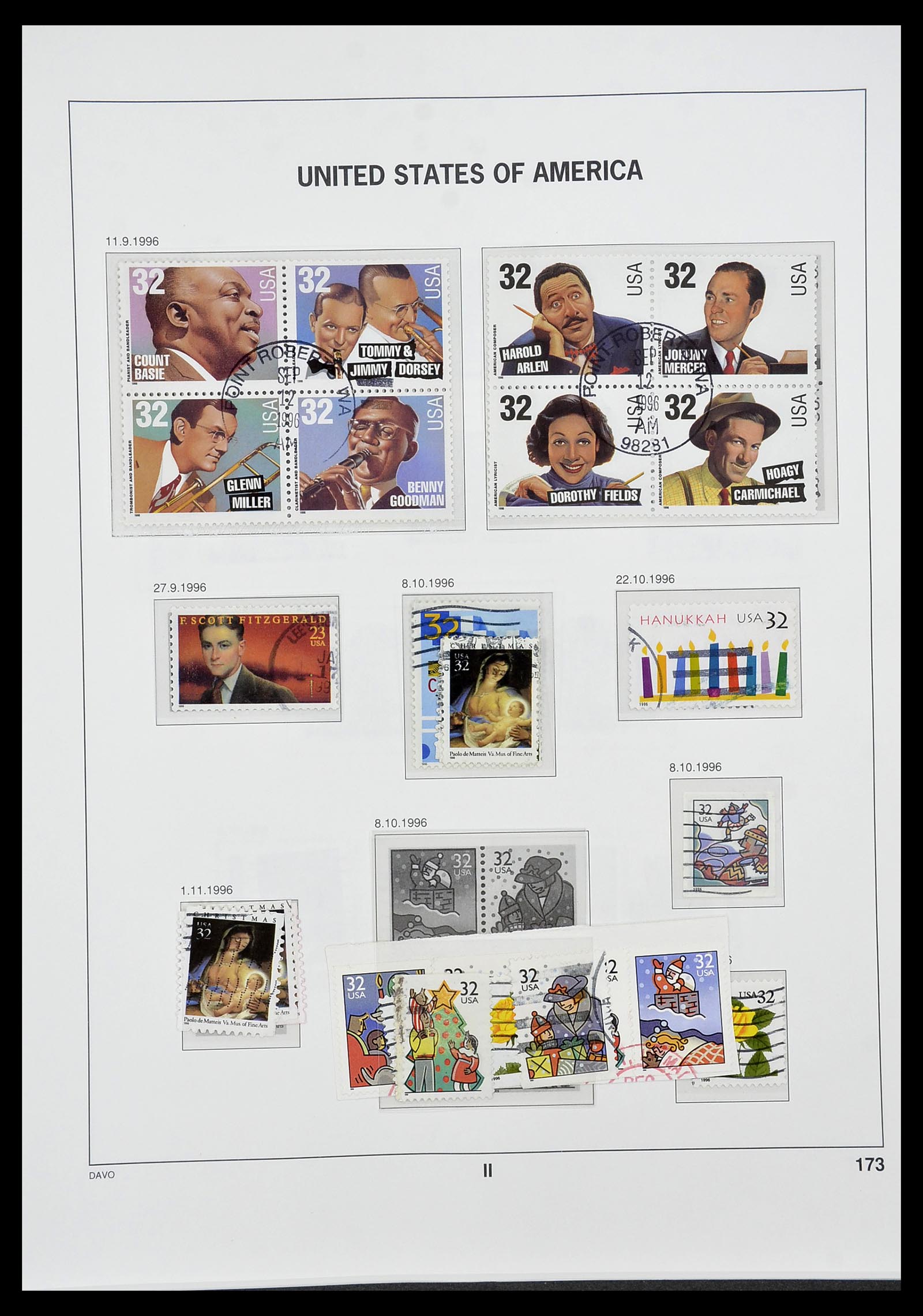 34441 211 - Stamp Collection 34441 USA 1945-1998.