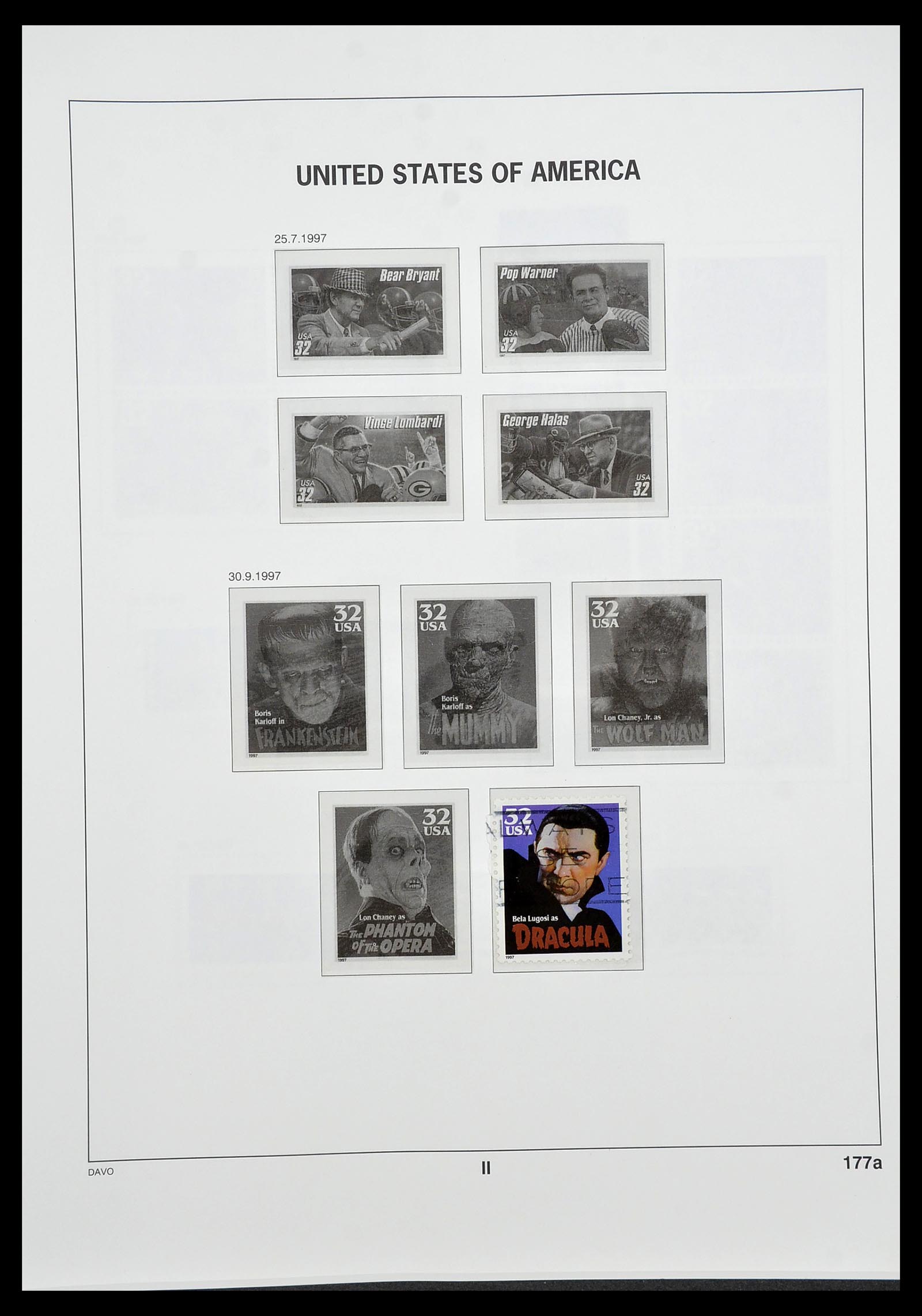 34441 216 - Stamp Collection 34441 USA 1945-1998.