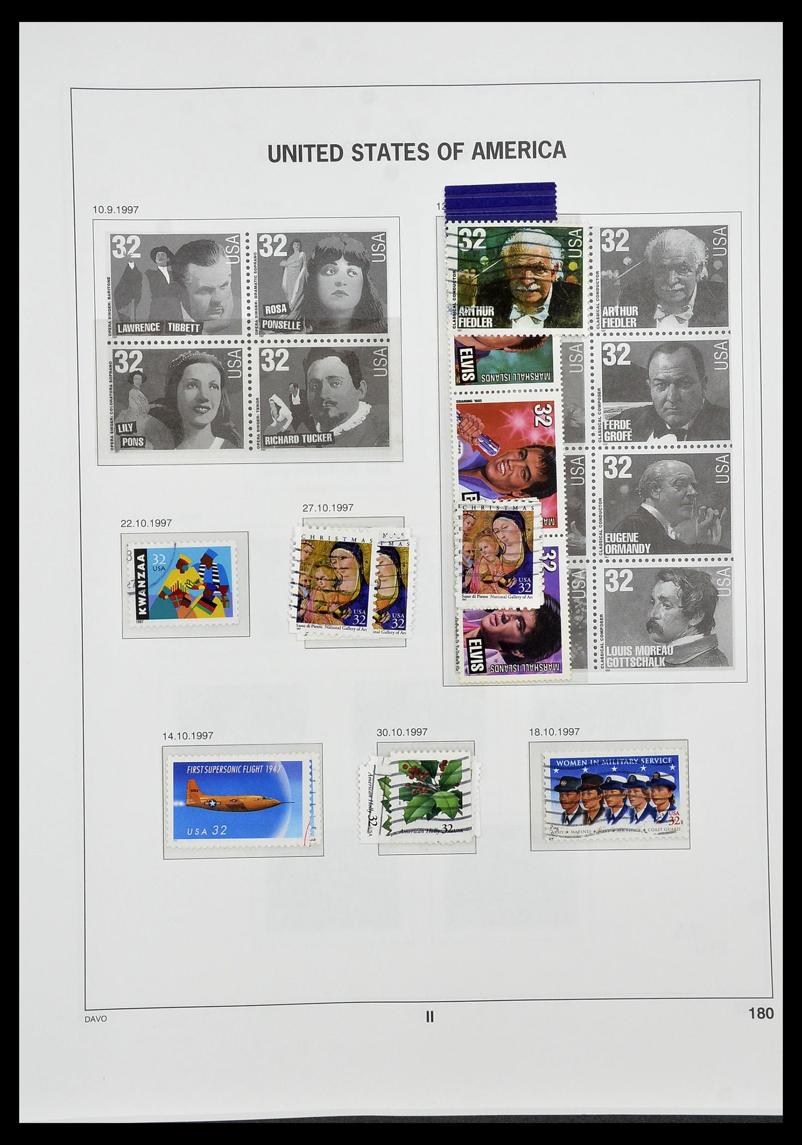 34441 217 - Stamp Collection 34441 USA 1945-1998.