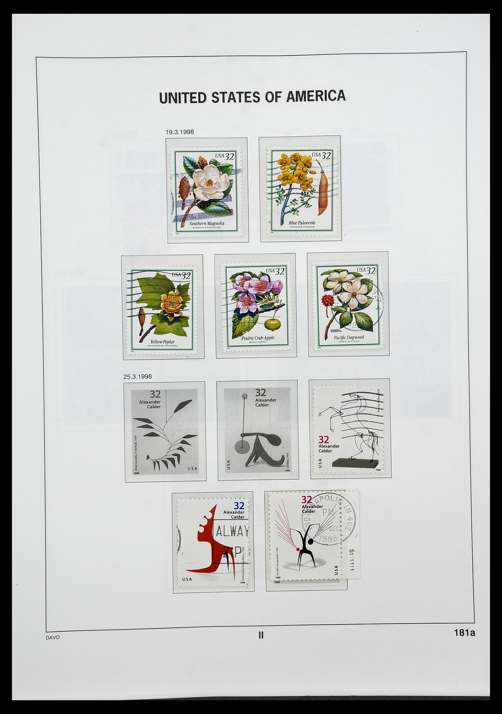 34441 219 - Stamp Collection 34441 USA 1945-1998.