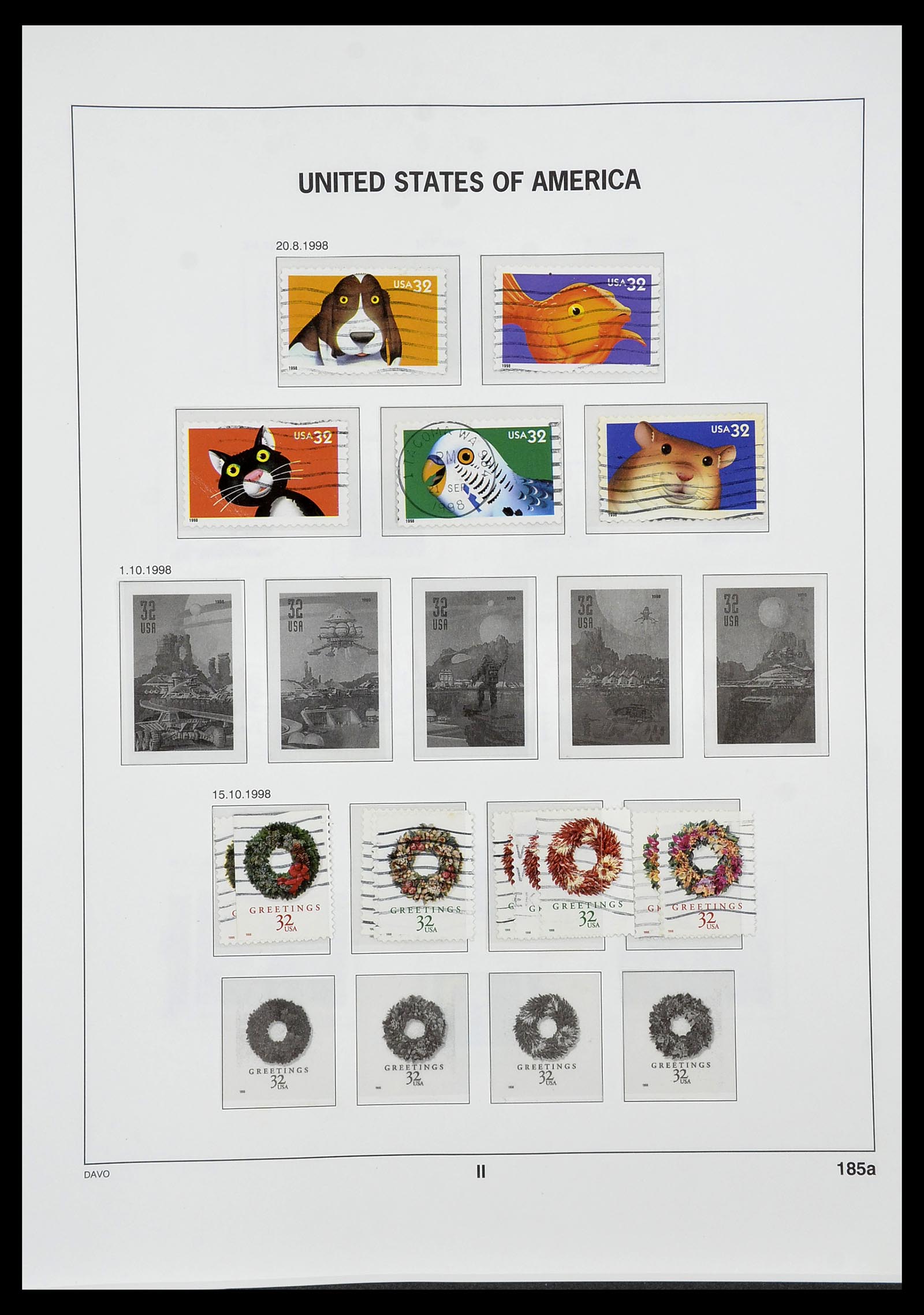 34441 224 - Stamp Collection 34441 USA 1945-1998.