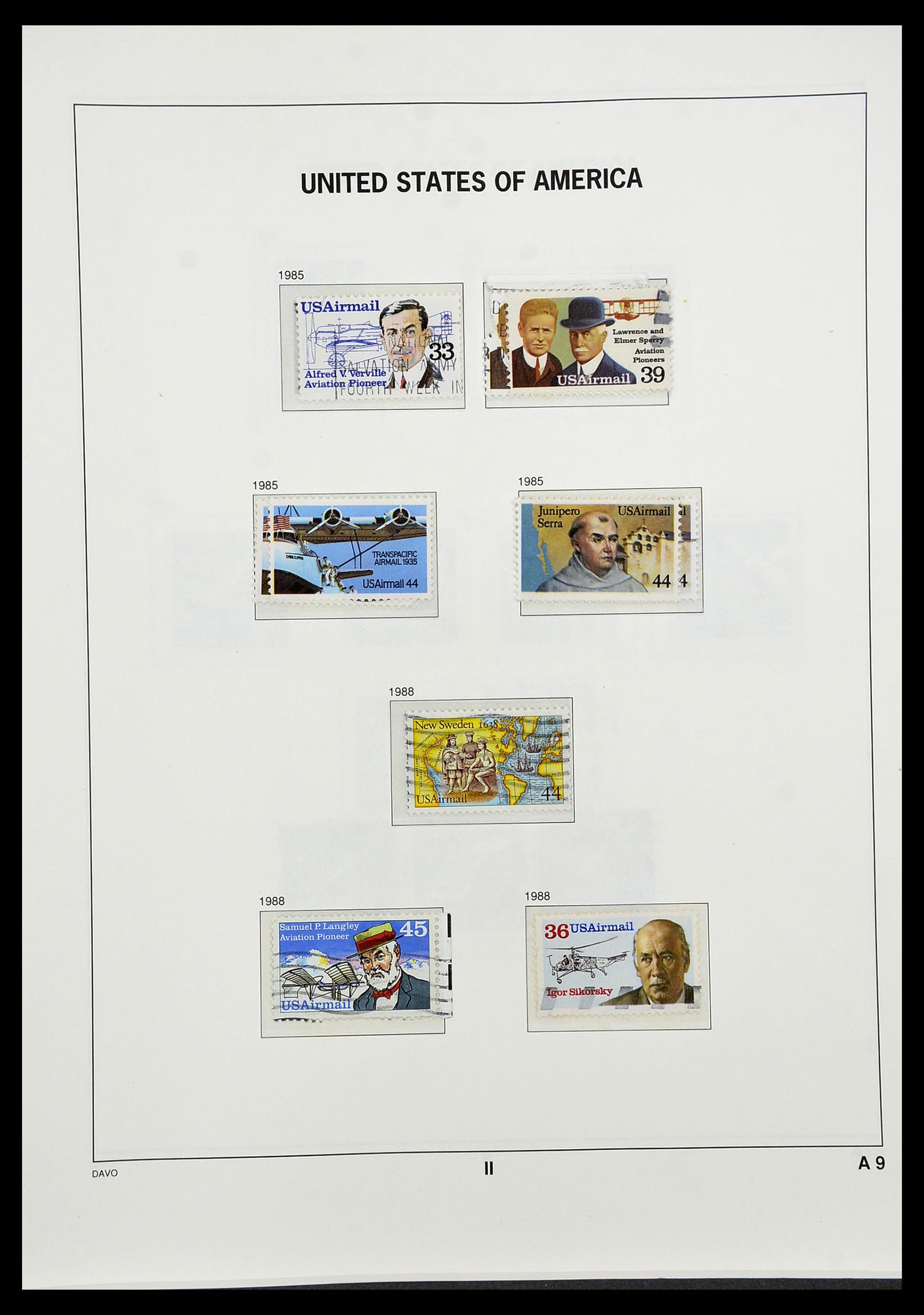 34441 228 - Stamp Collection 34441 USA 1945-1998.
