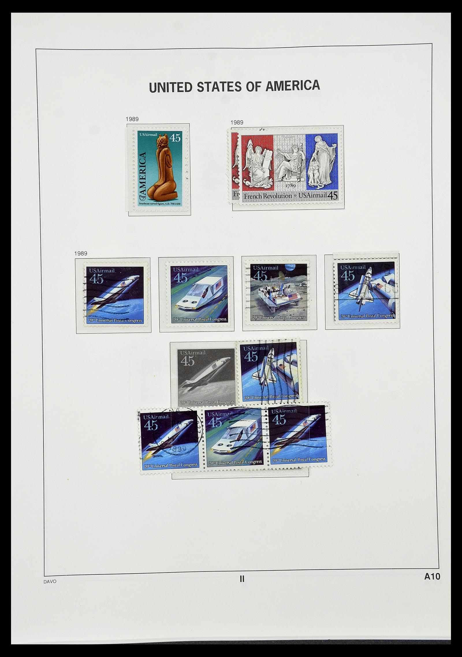 34441 229 - Stamp Collection 34441 USA 1945-1998.