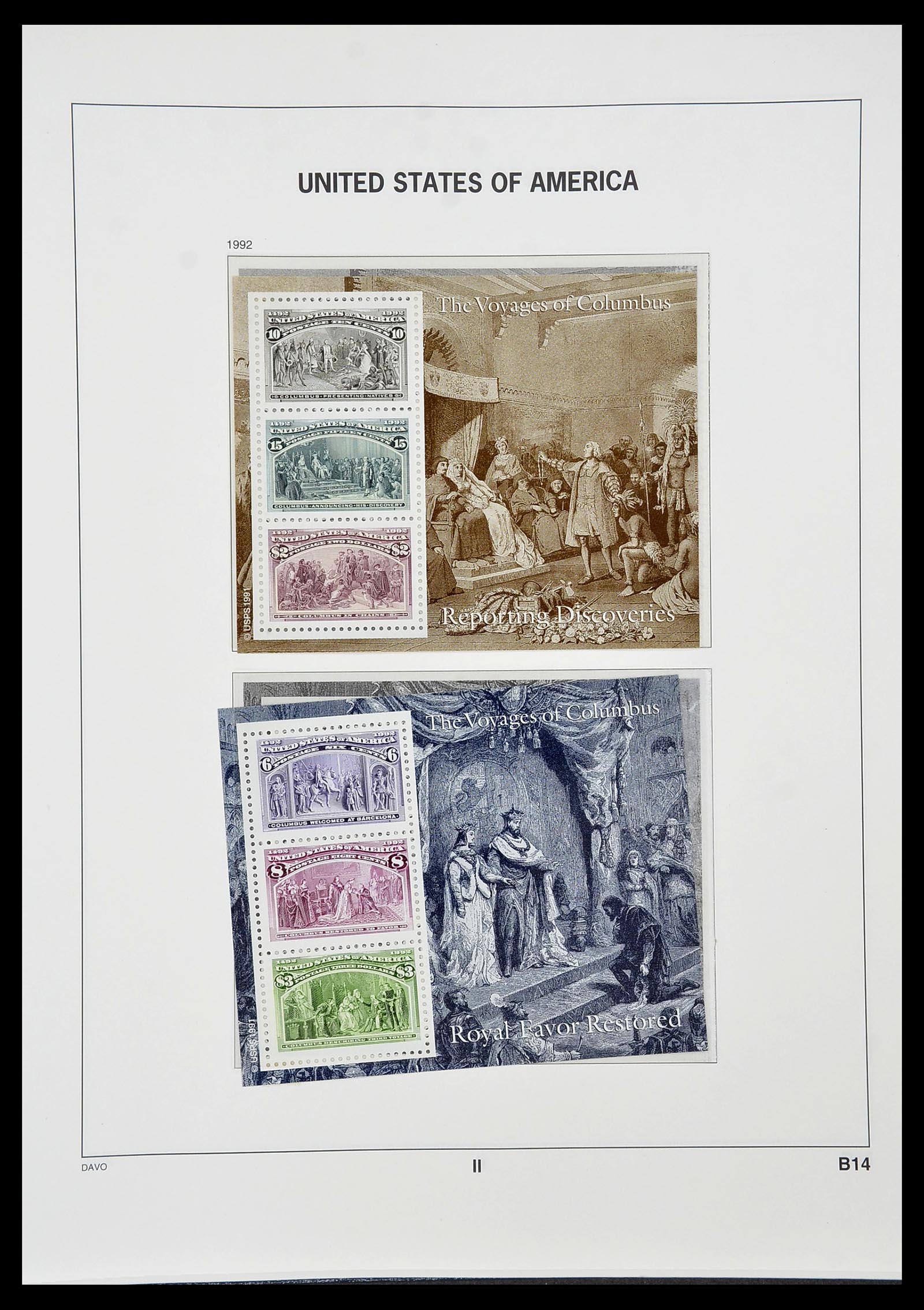34441 233 - Stamp Collection 34441 USA 1945-1998.